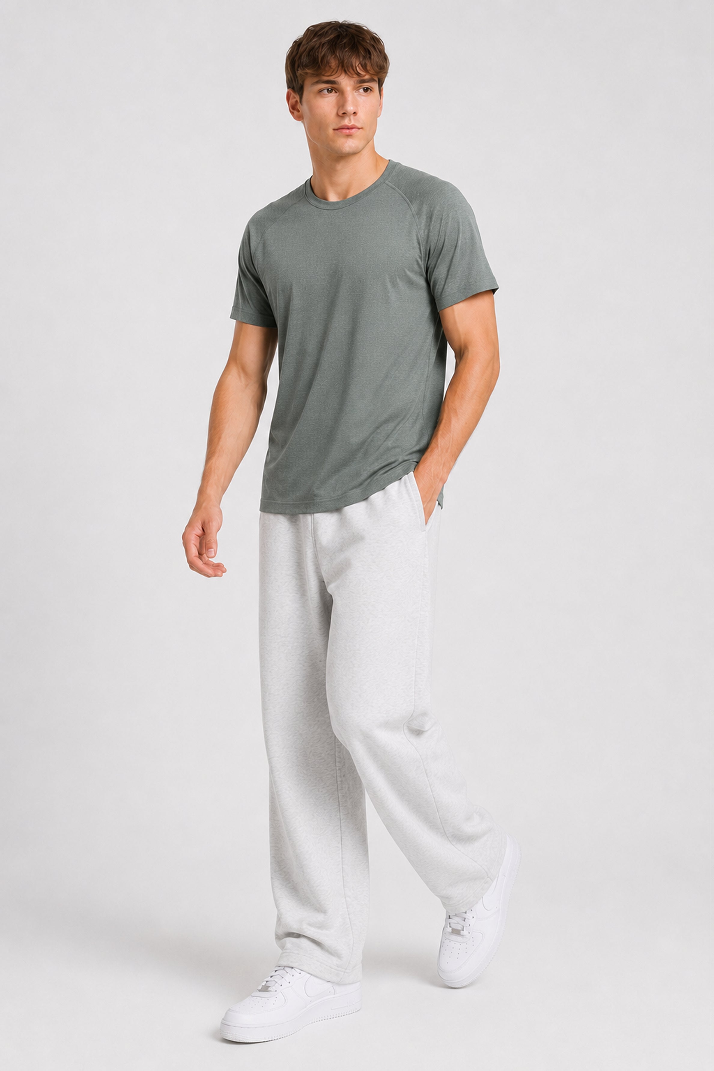 STRIDE Men’s Performance Sports Tee - Dark Green