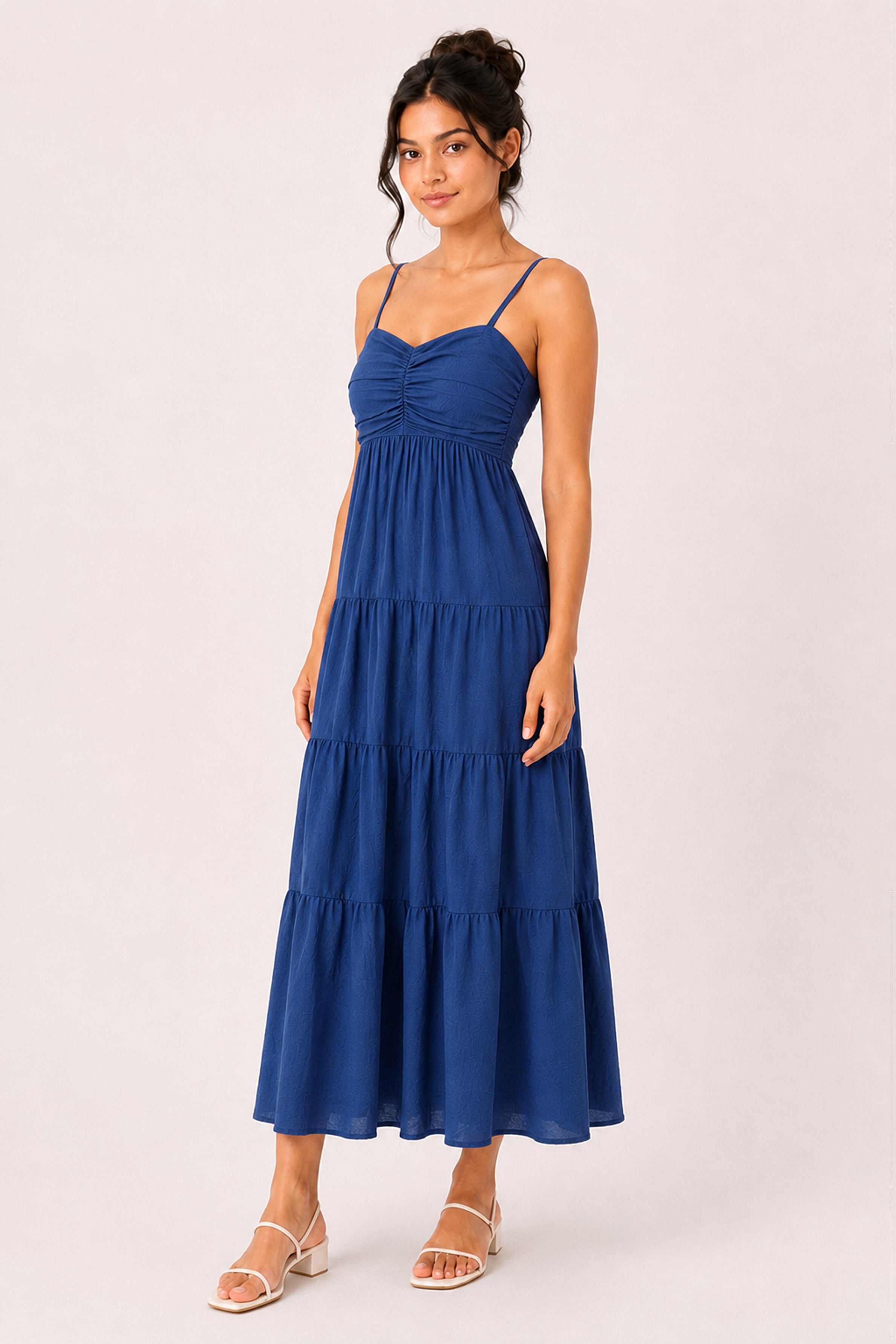MODANO Long Casual Dress - Blue