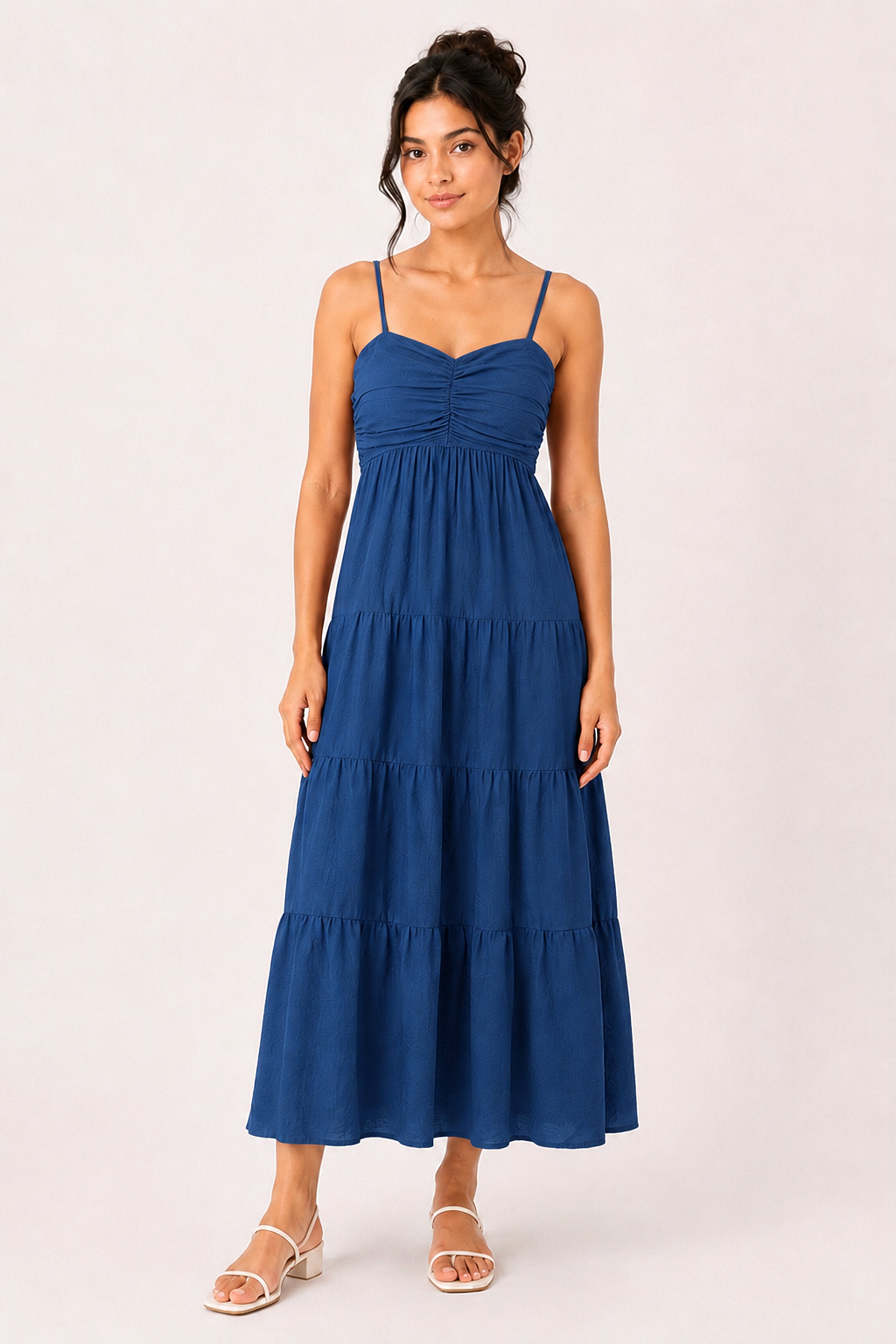 MODANO Long Casual Dress - Blue