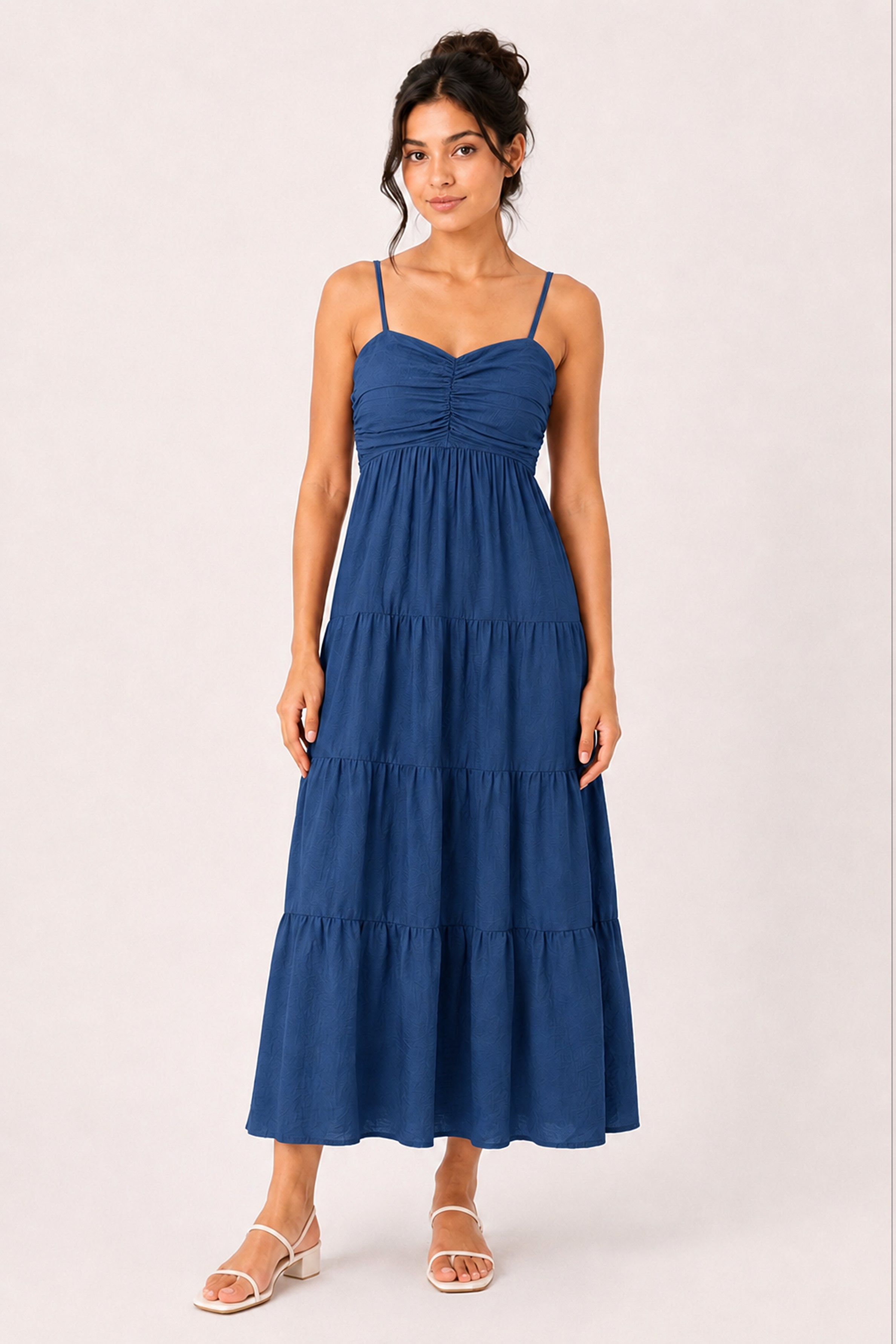 MODANO Long Casual Dress - Blue