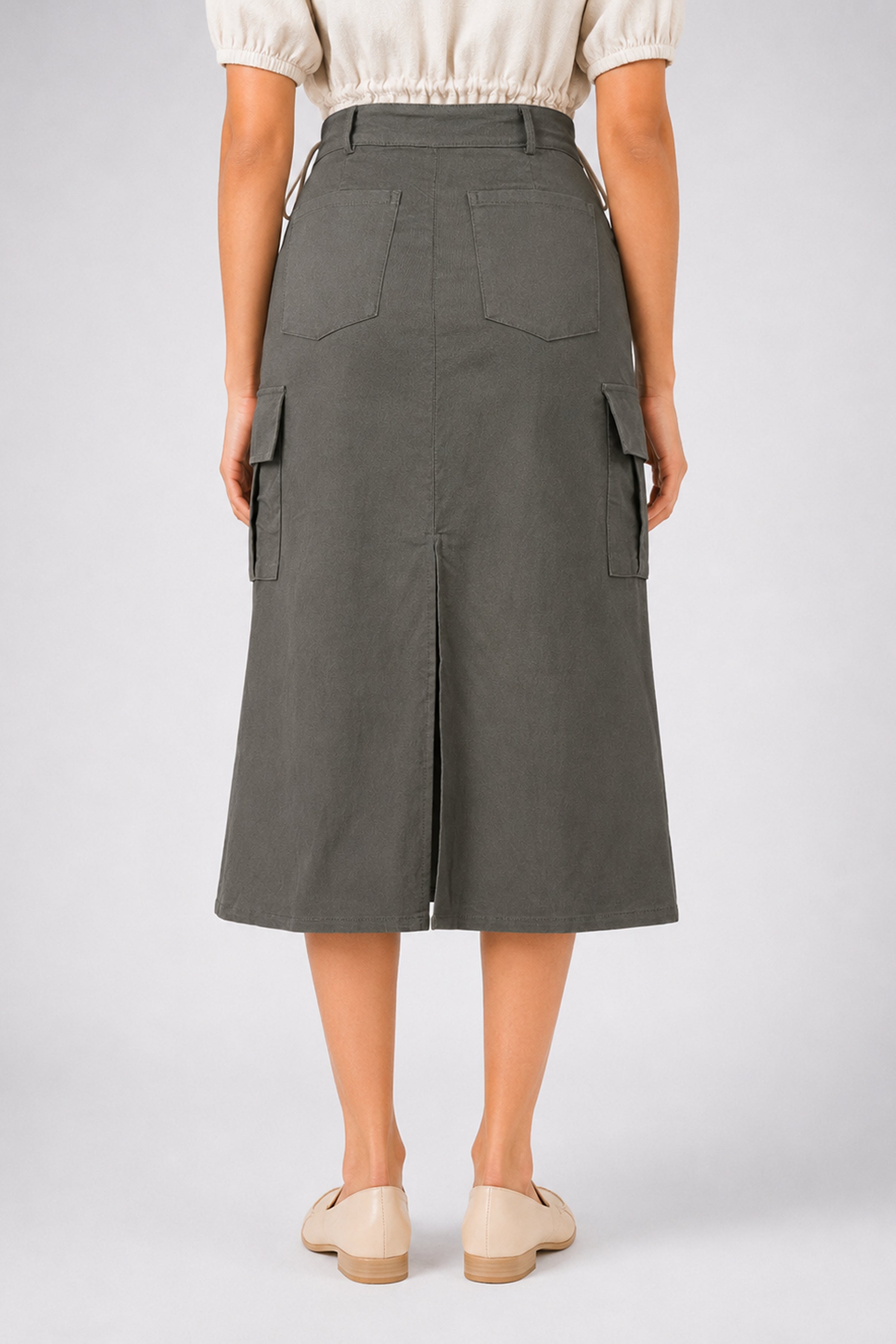 MODANO Casual Skirt - Dark Green