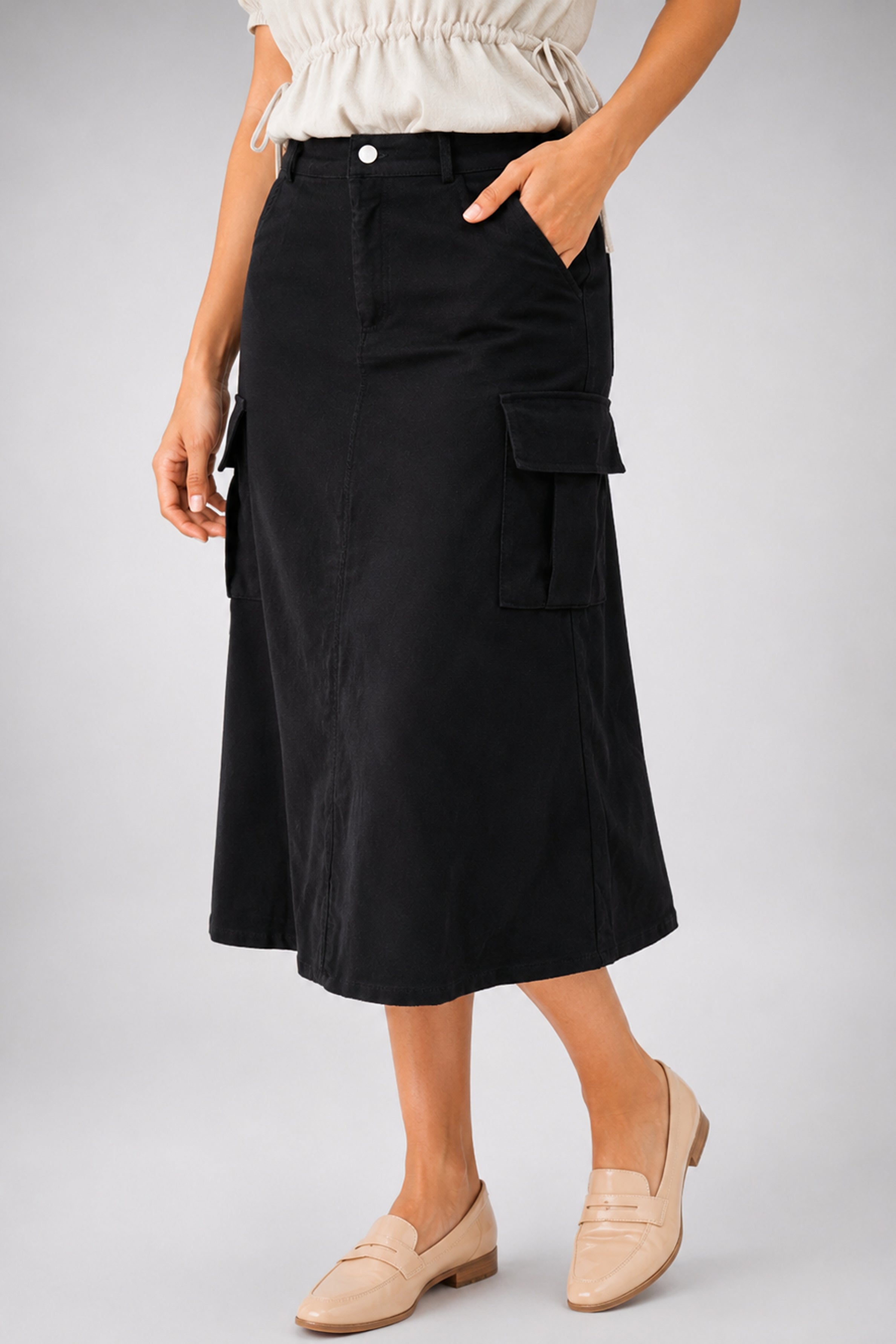 MODANO Casual Skirt - Black