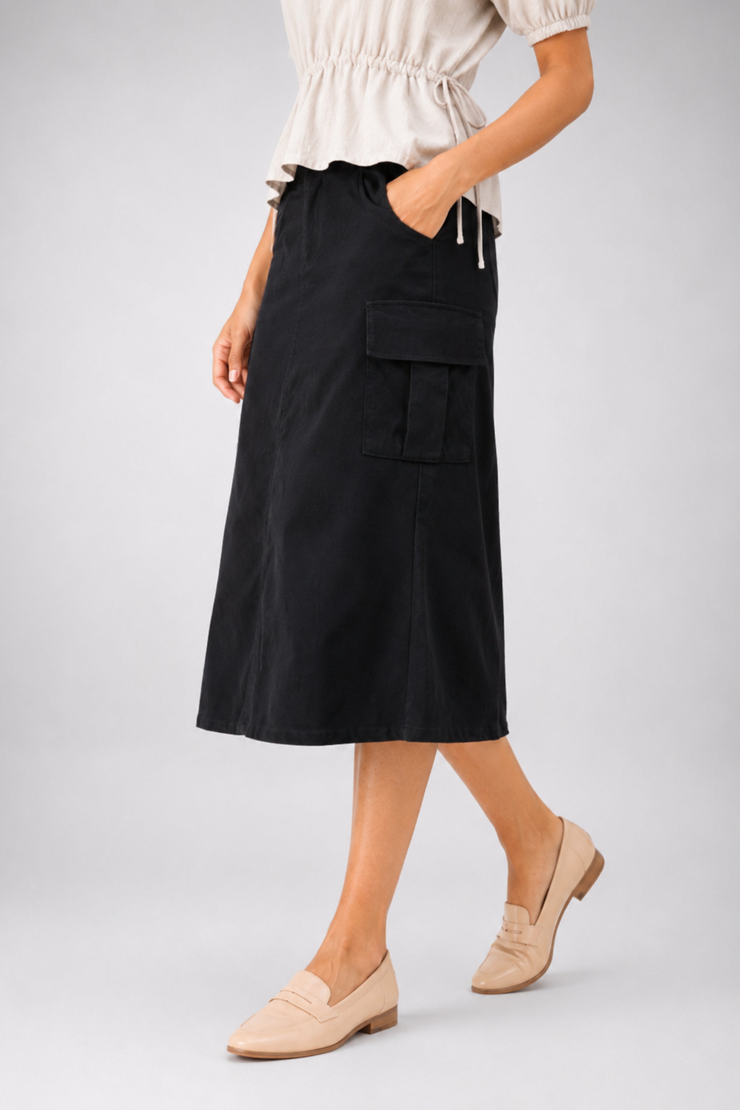 MODANO Casual Skirt - Black