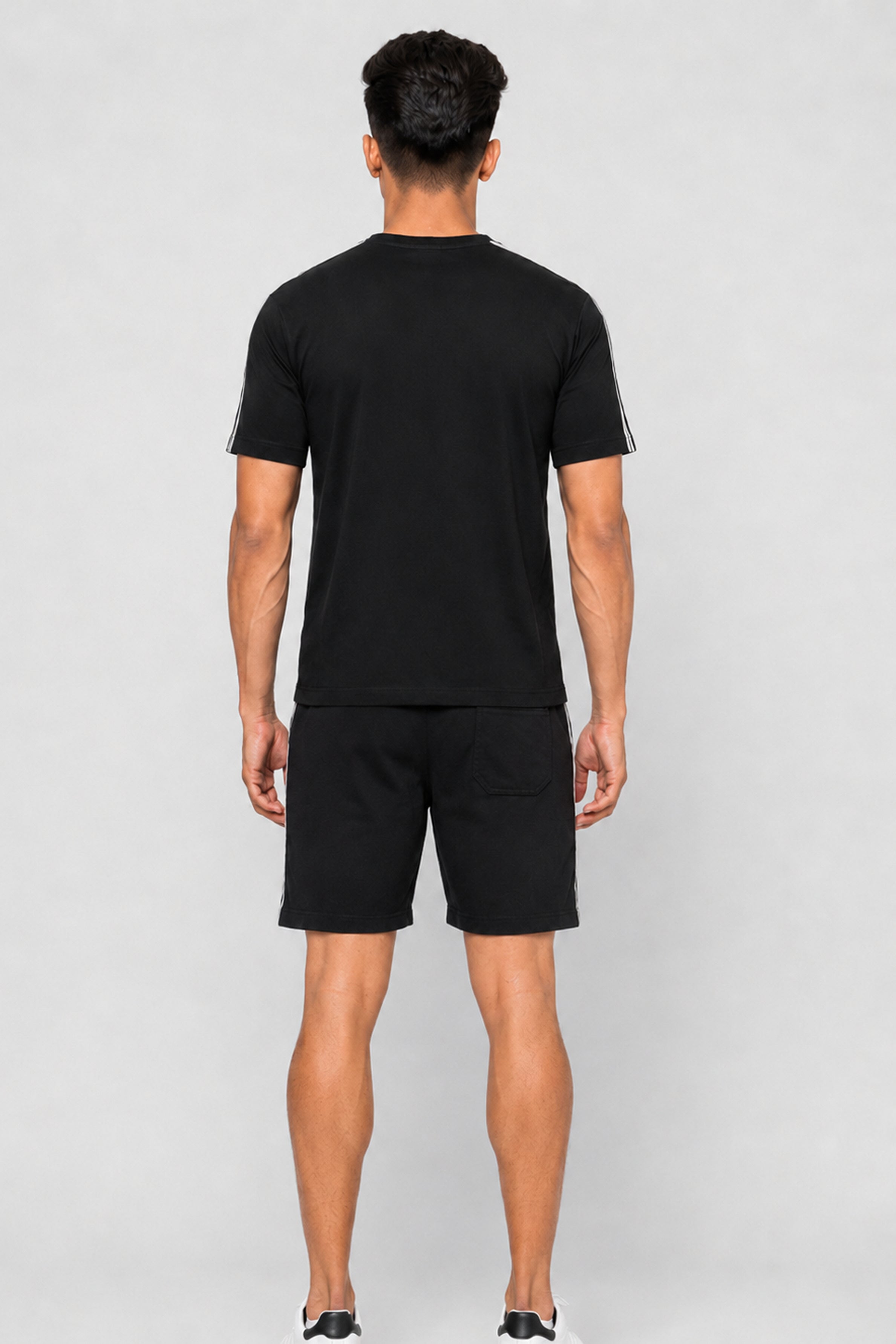HUSTLE Men's Black Relax-Fit T-Shirt