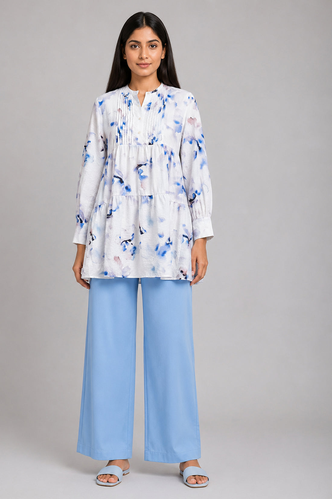 HADA Casual Kurta - Blue