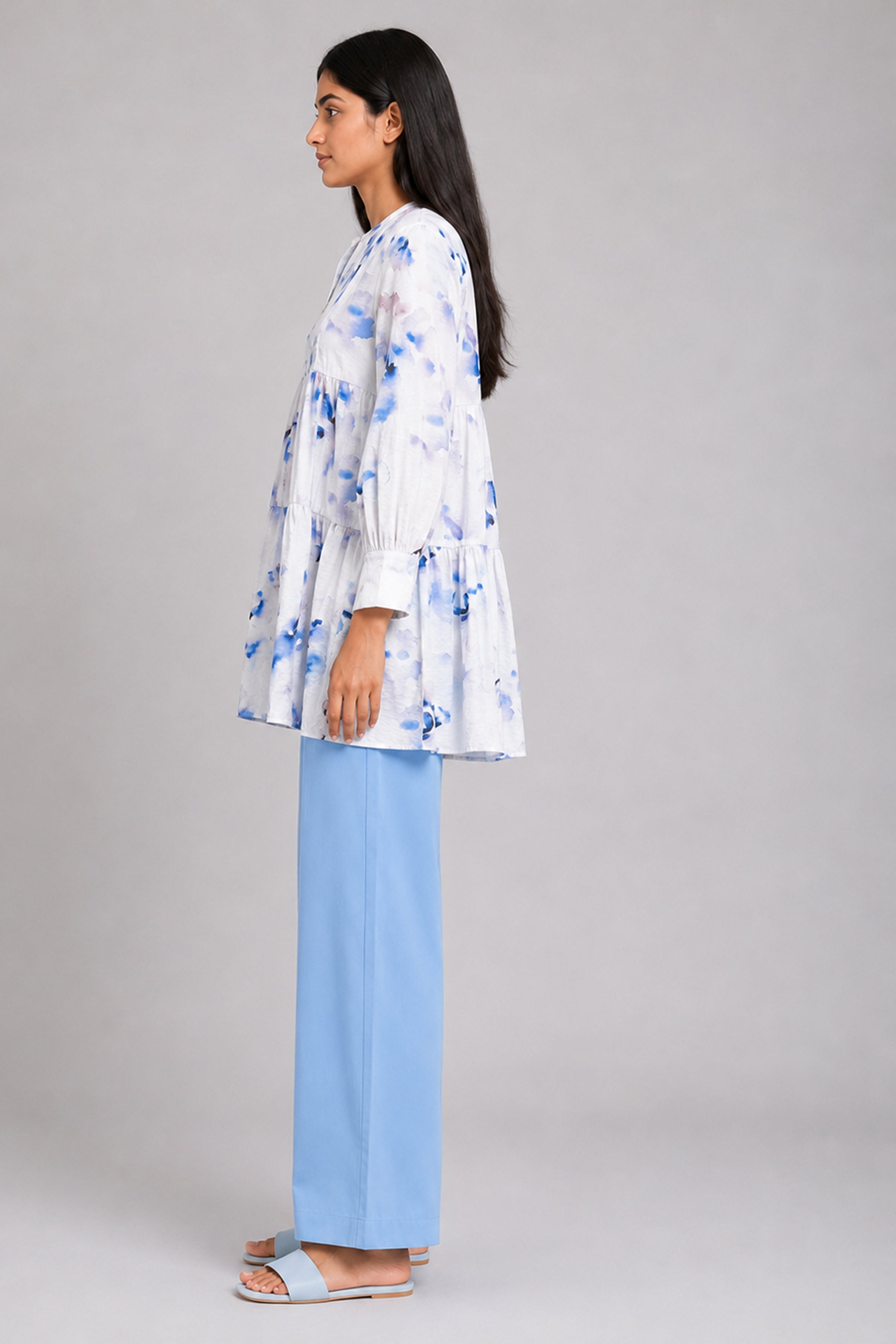 HADA Casual Kurta - Blue