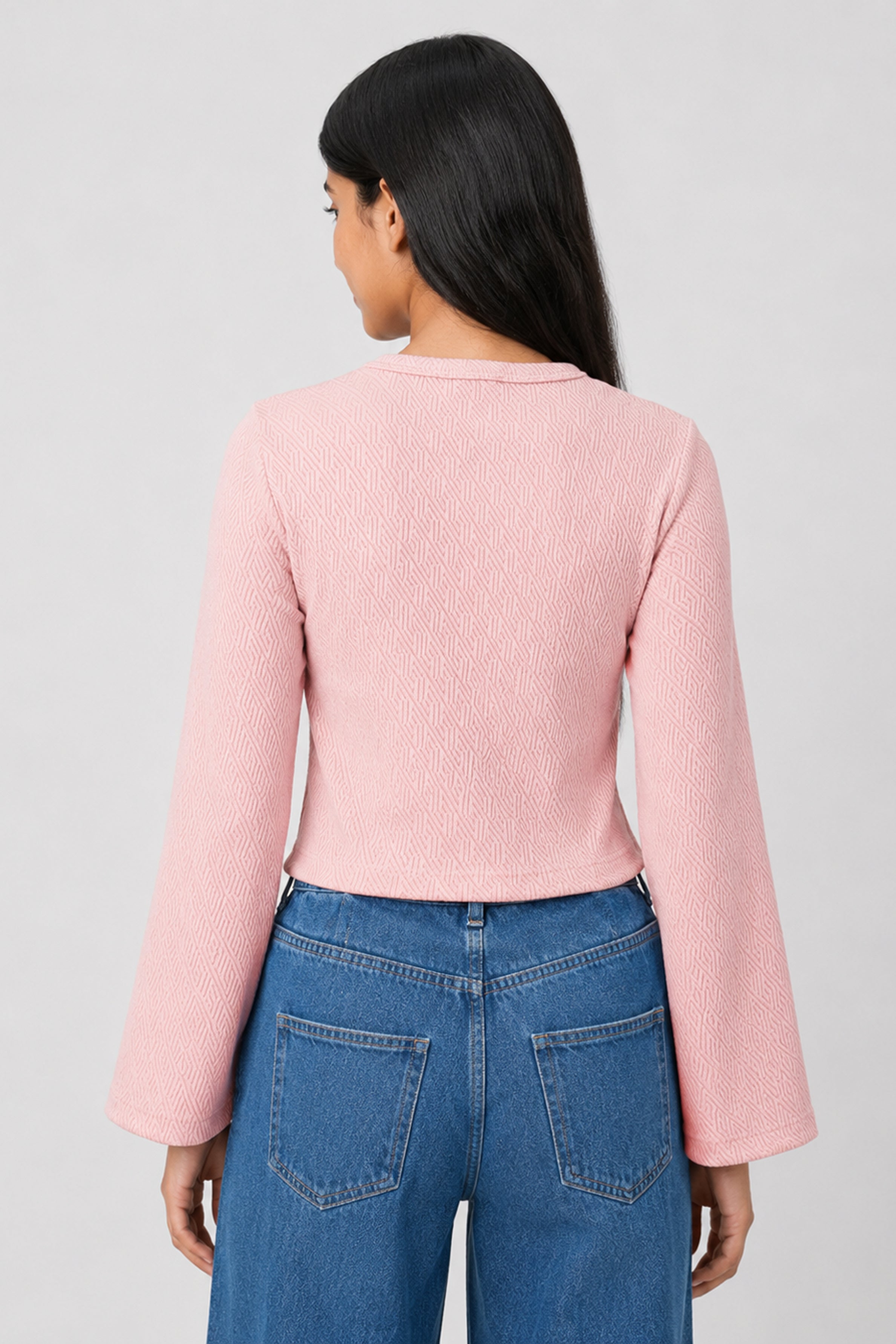 MISS MODANO Kids' Pink Crew Neck T-Shirt