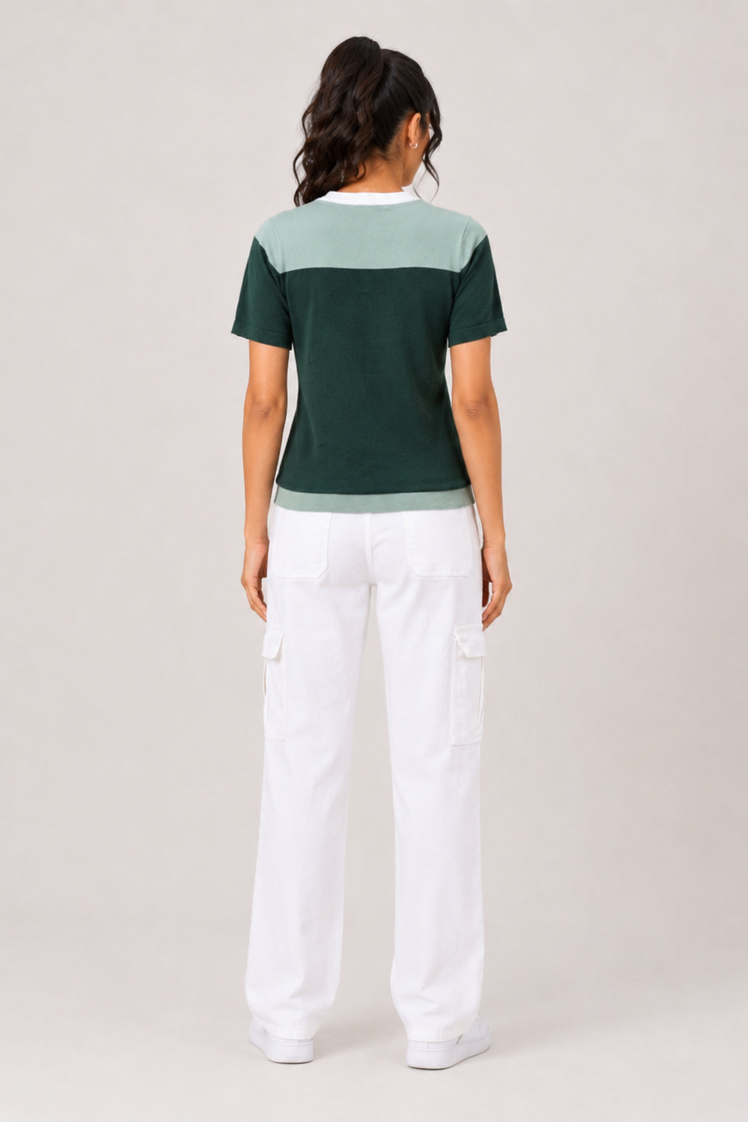 MODANO Regular Fit Crew Neck T-Shirt - Green