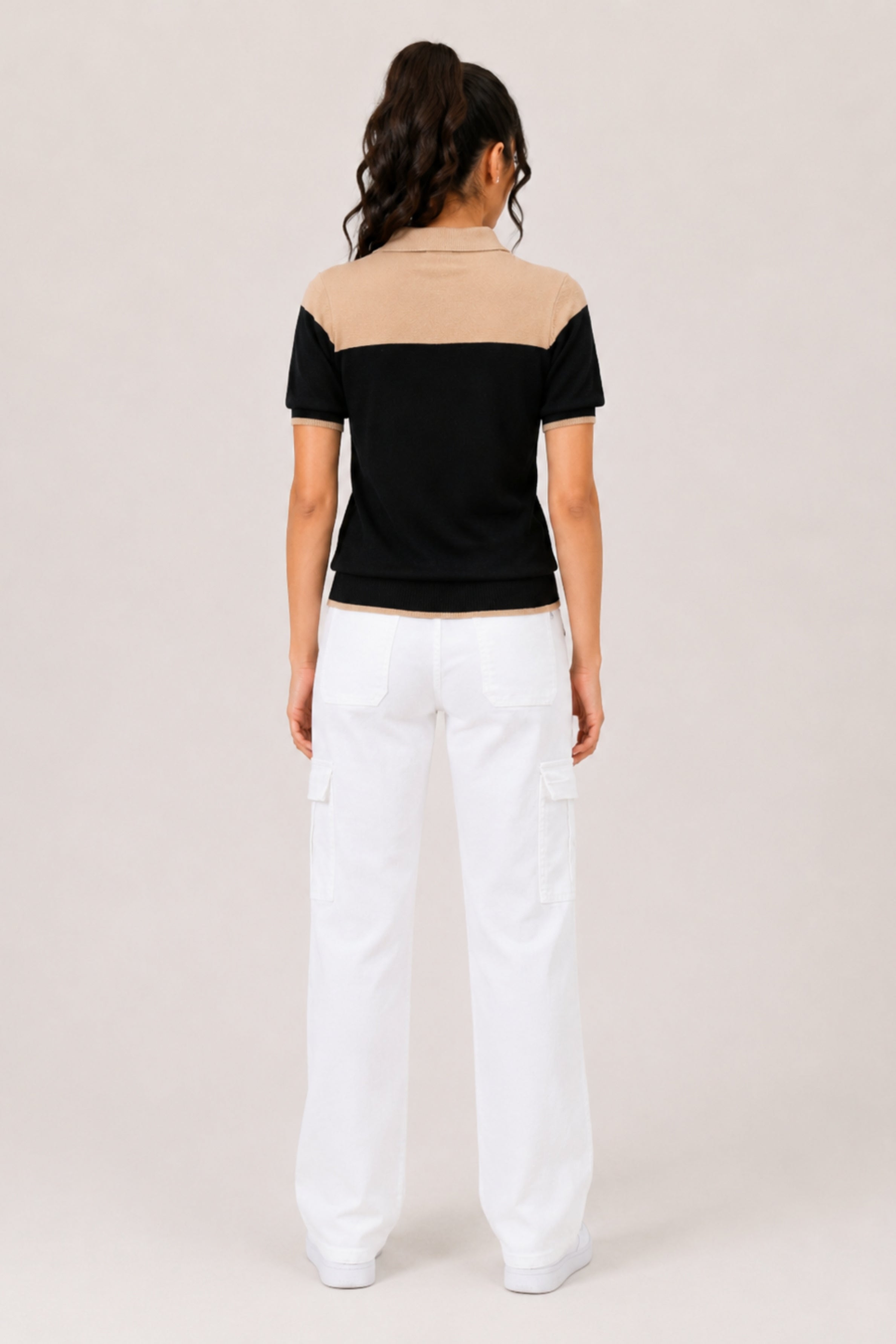 MODANO Regular Fit Full-Zip T-Shirt - Black