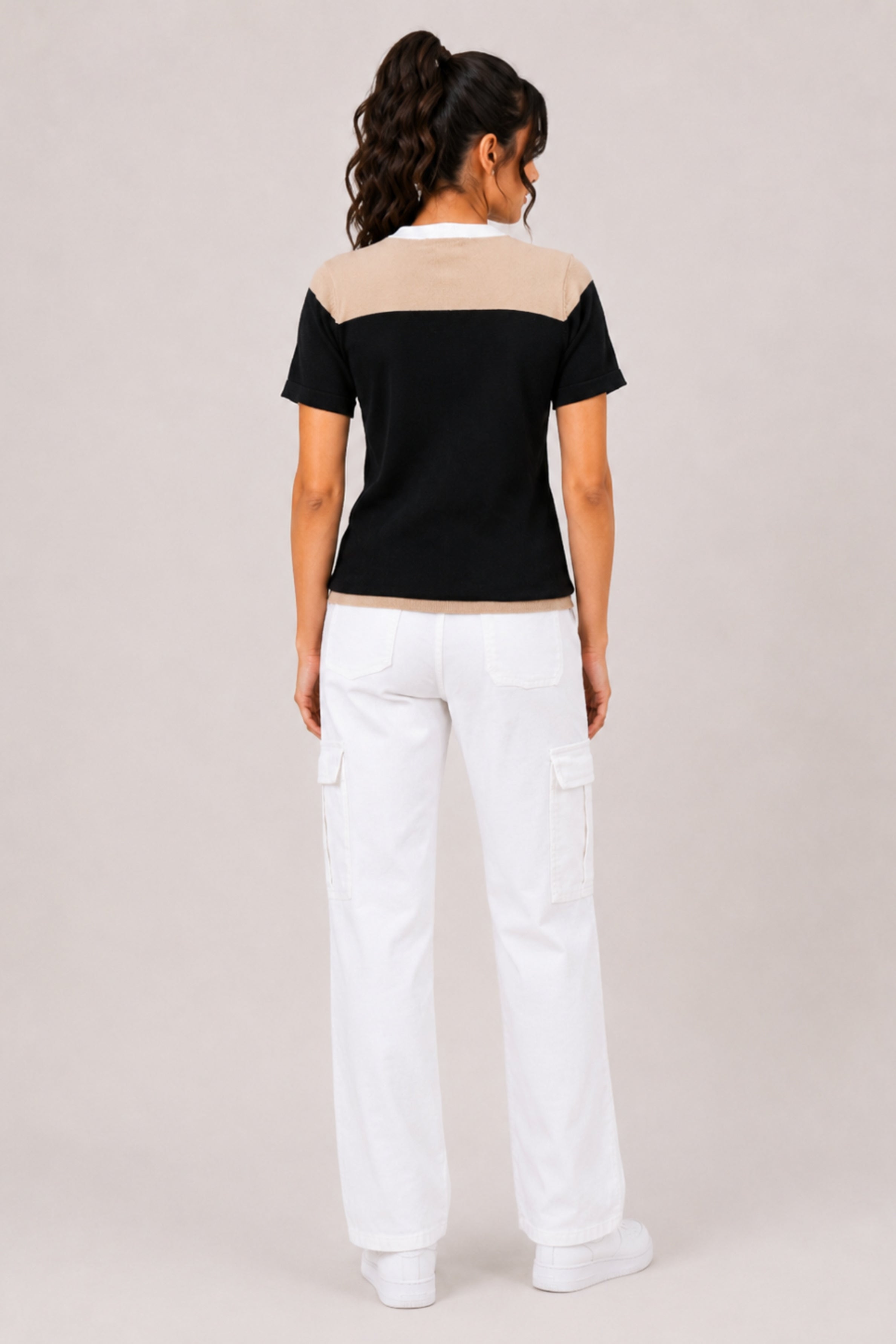 MODANO Regular Fit Crew Neck T-Shirt - Black