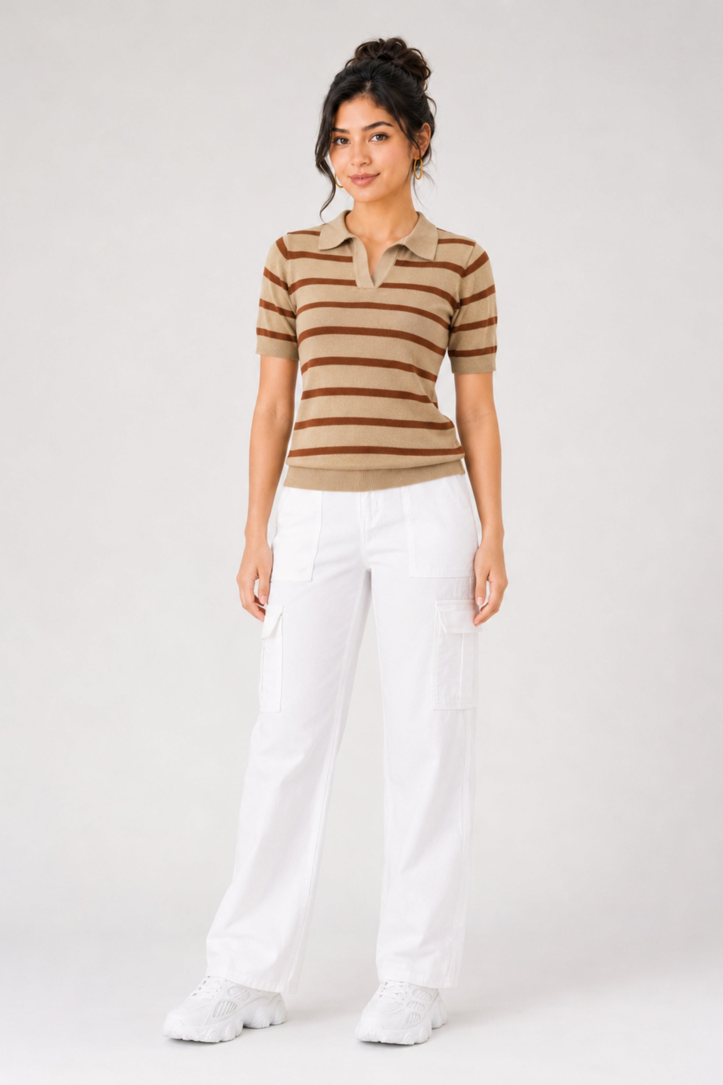 MODANO Regular Fit Tees - Camal