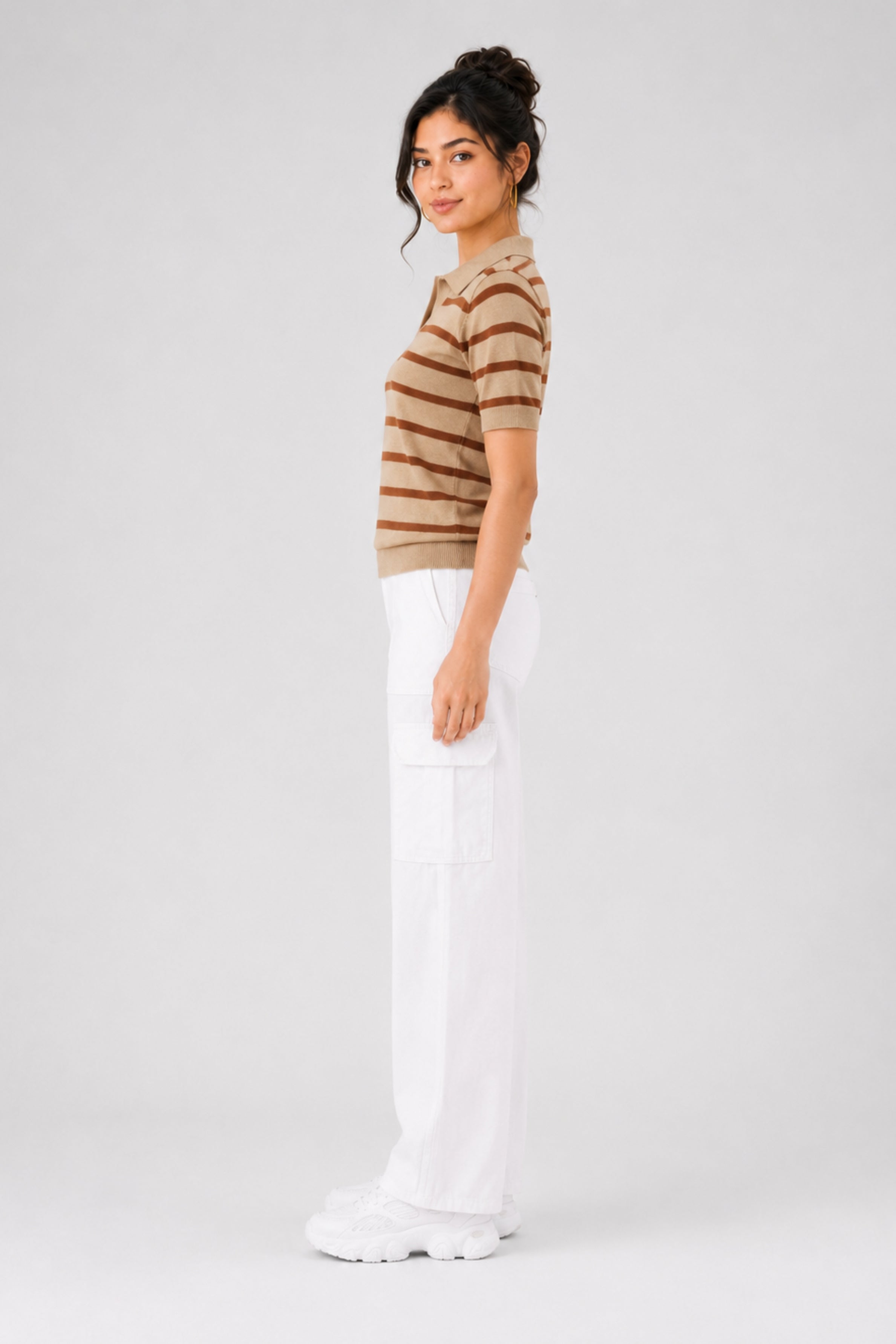 MODANO Regular Fit Tees - Camal
