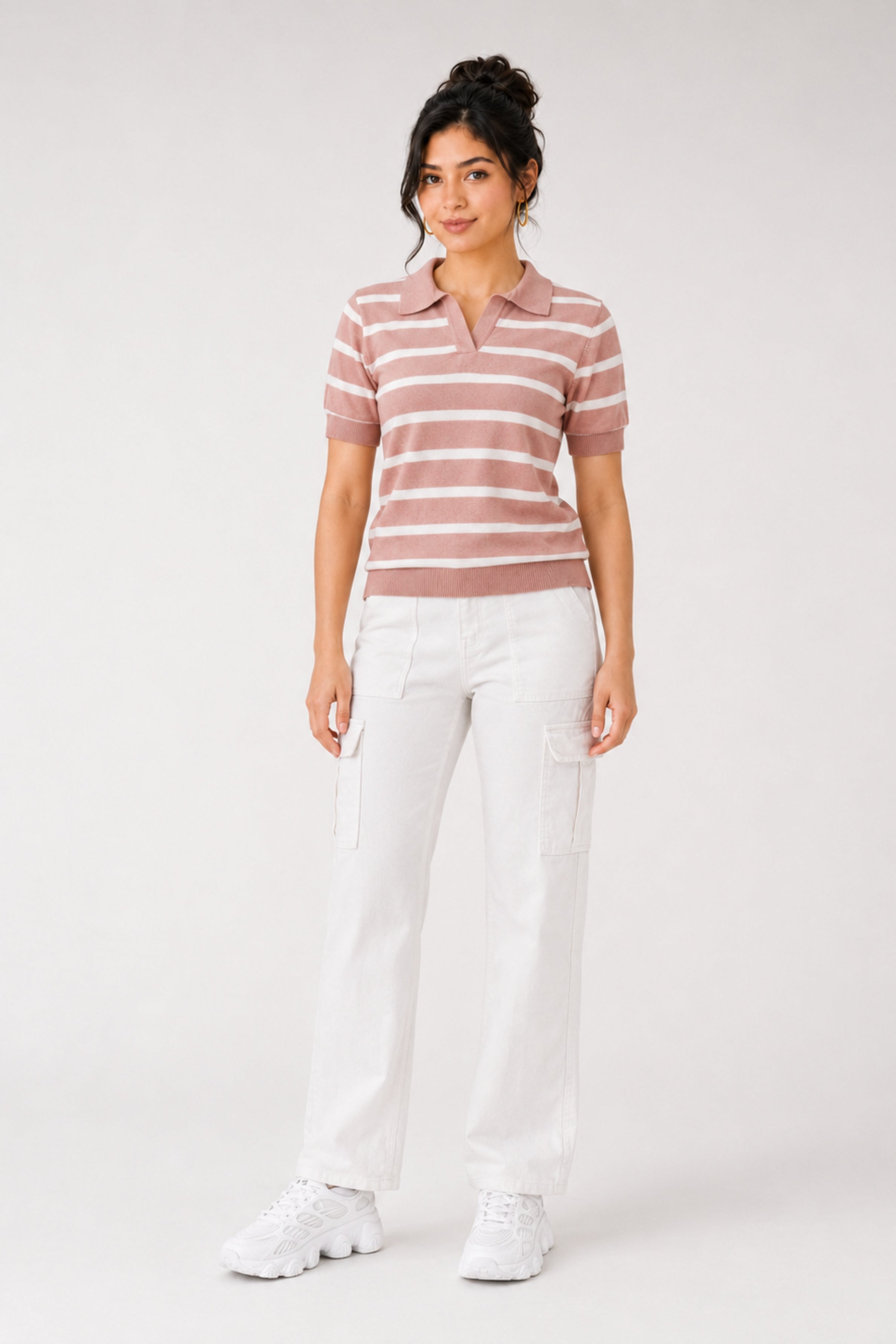 MODANO Regular Fit Tees - Peach