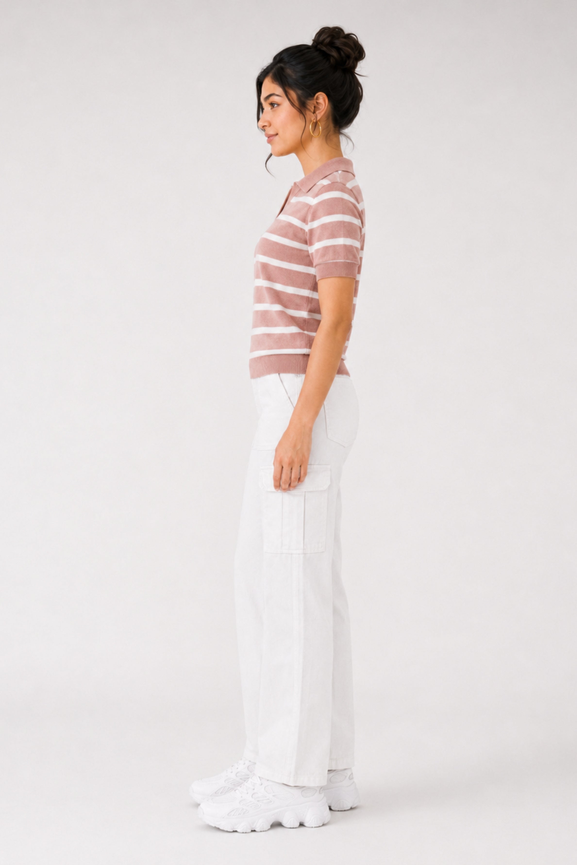 MODANO Regular Fit Tees - Peach