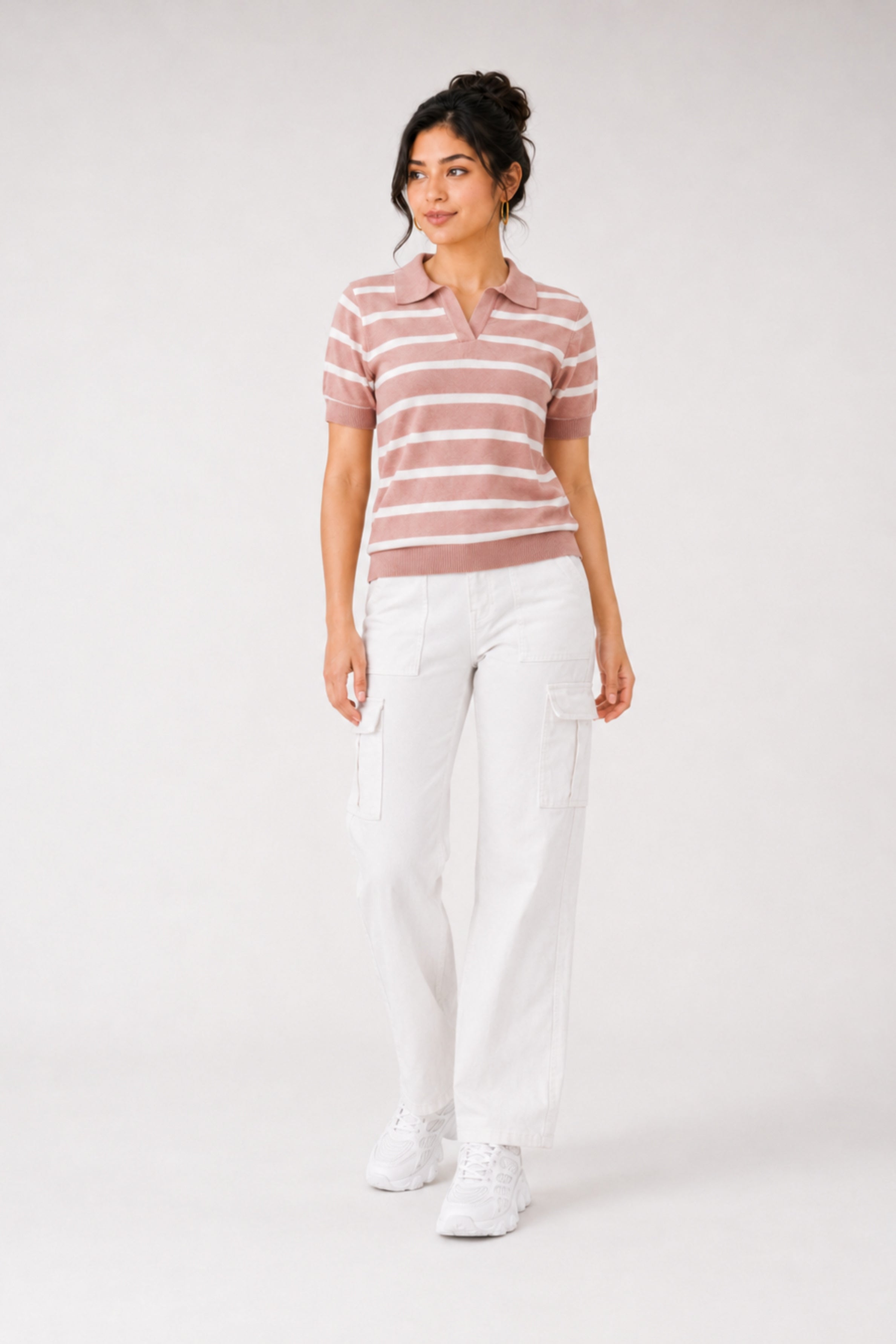 MODANO Regular Fit Tees - Peach