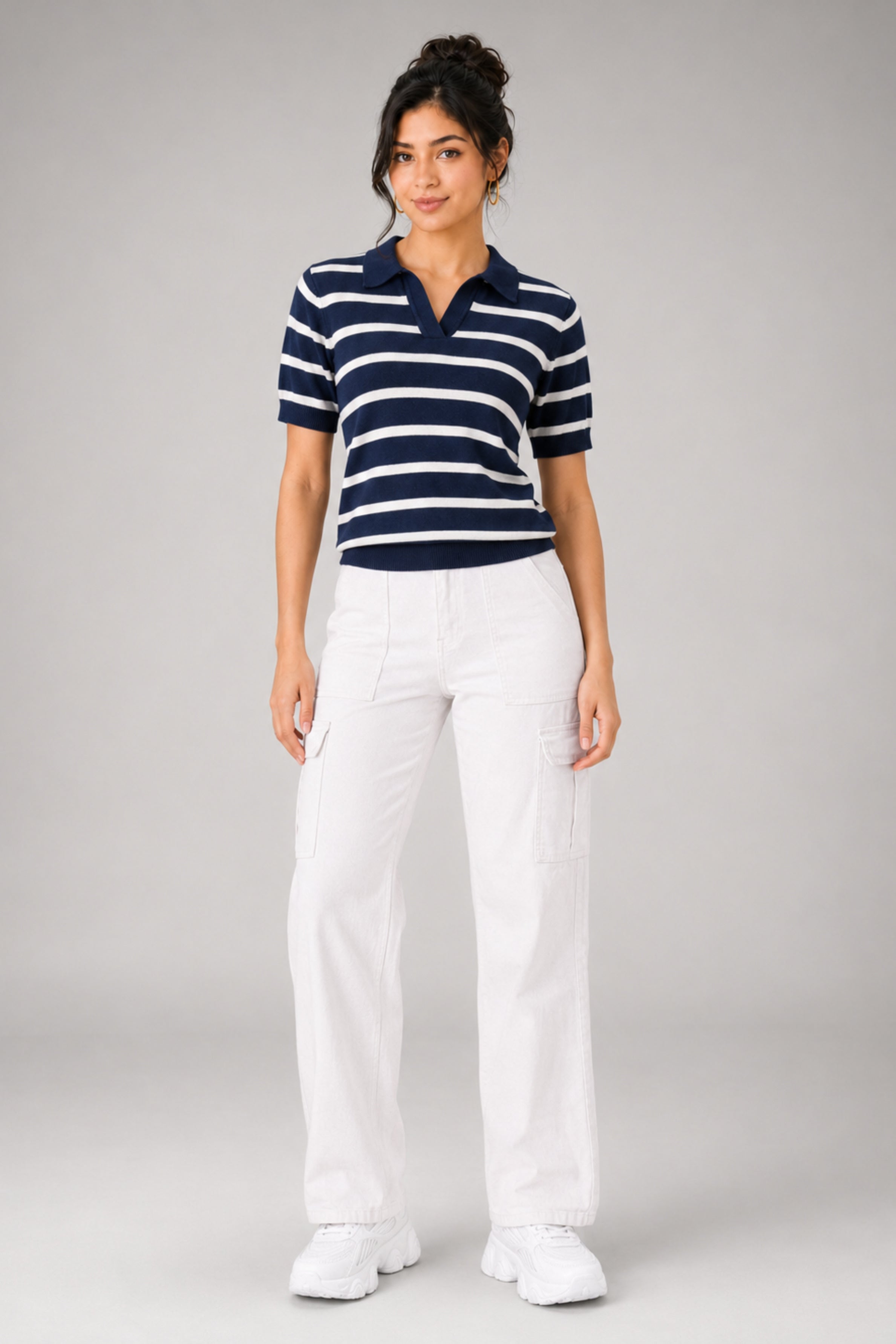 MODANO Regular Fit Tees - Navy