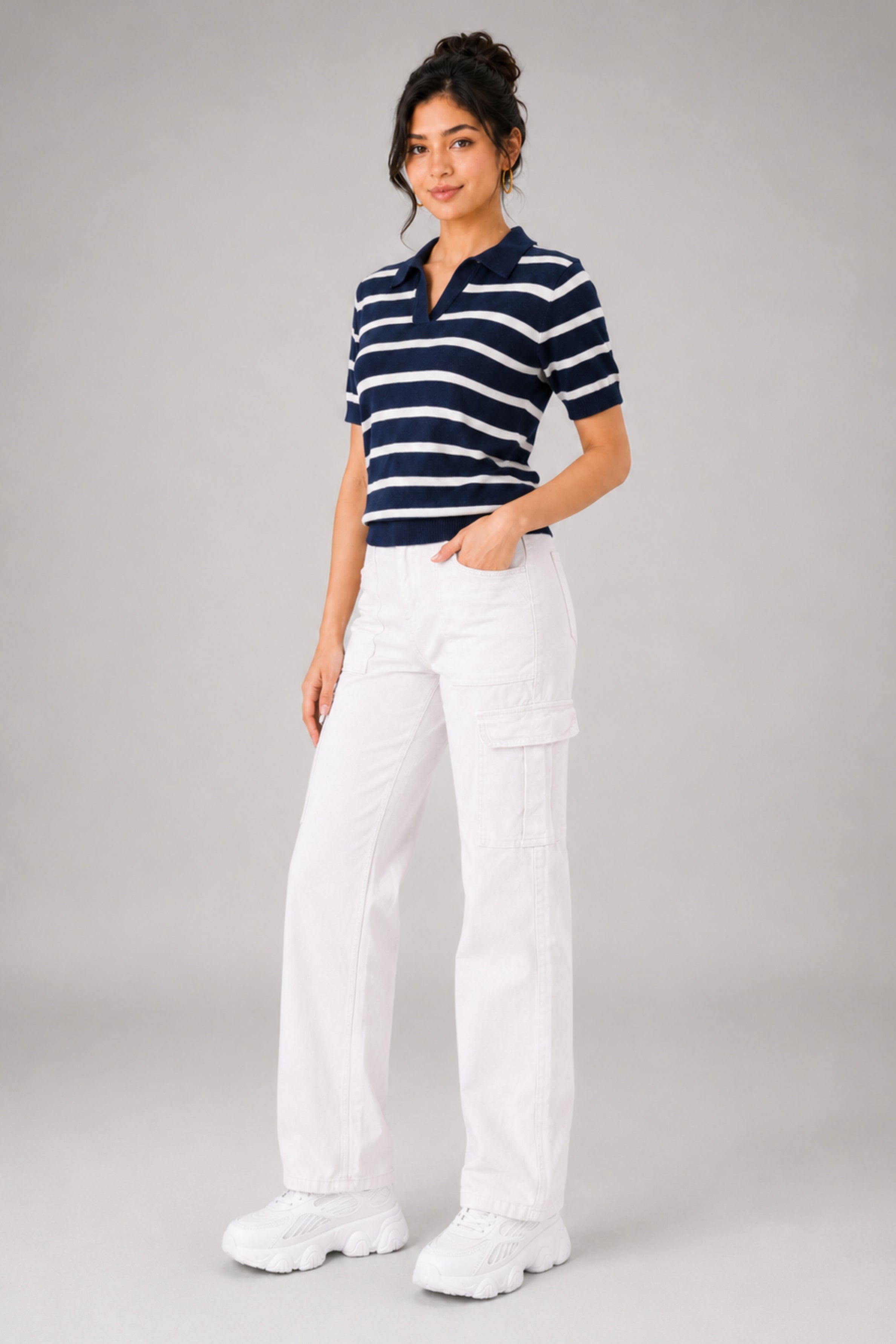 MODANO Regular Fit Tees - Navy