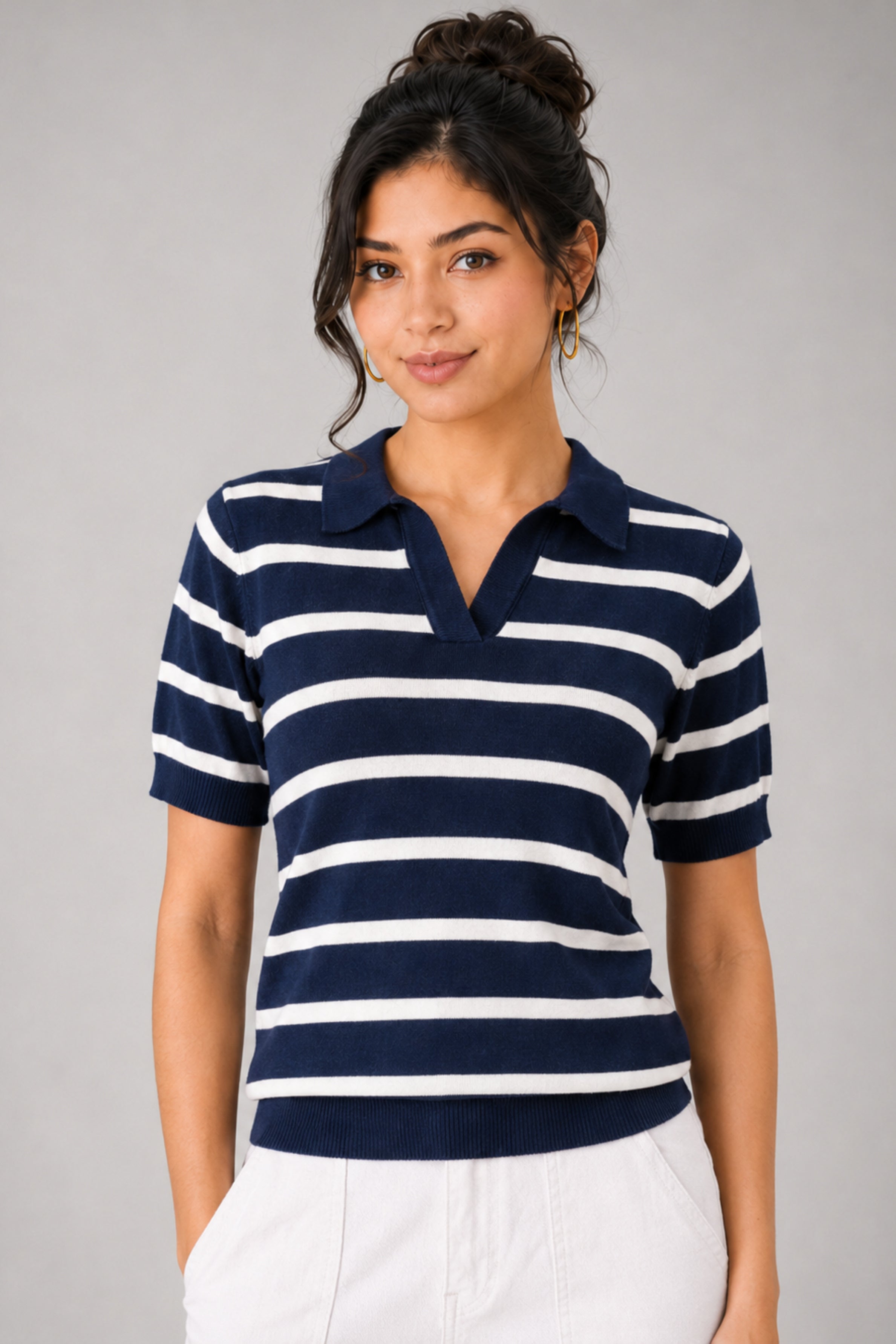 MODANO Regular Fit Tees - Navy