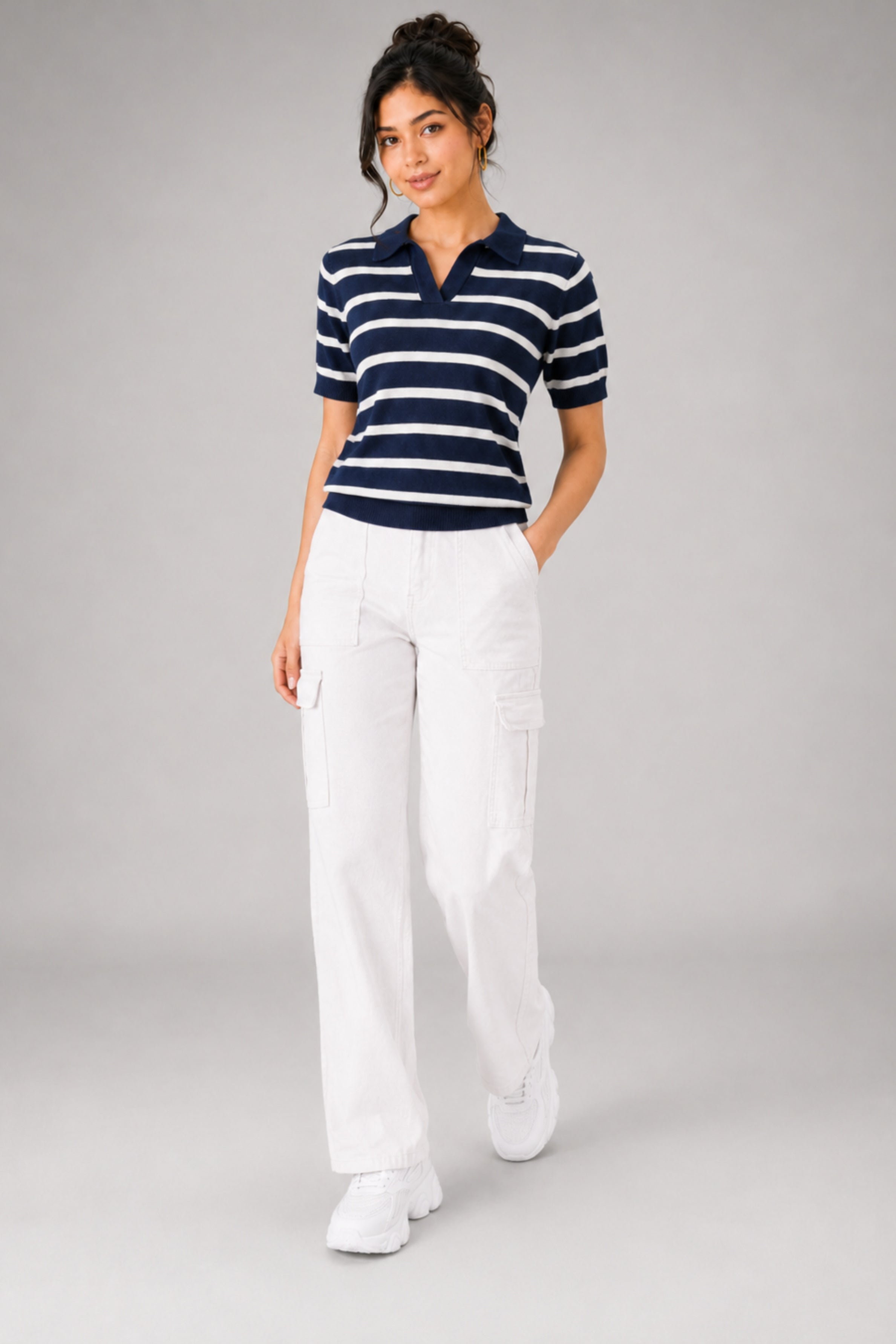 MODANO Regular Fit Tees - Navy