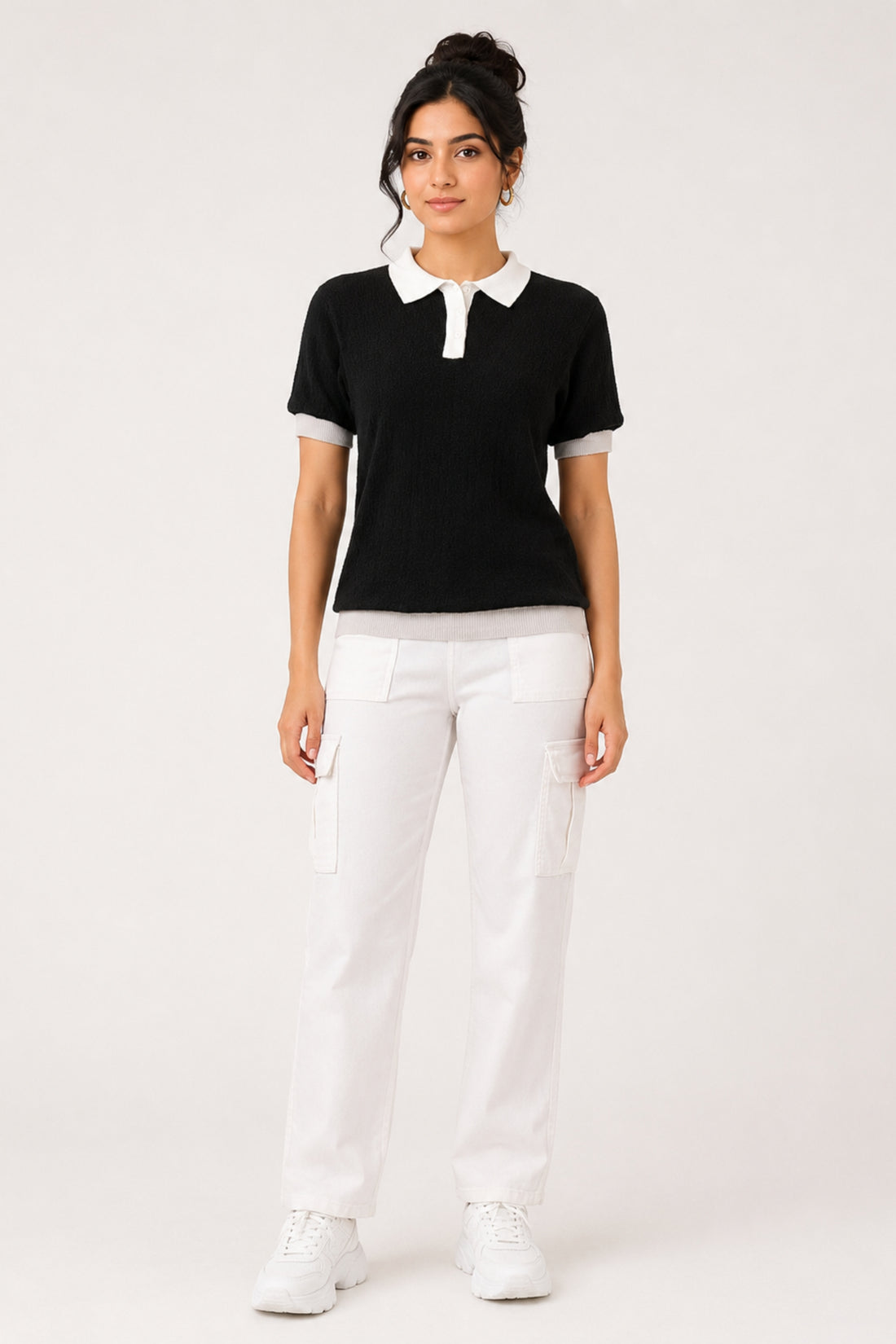 MODANO Regular Fit T-Shirt -  Black