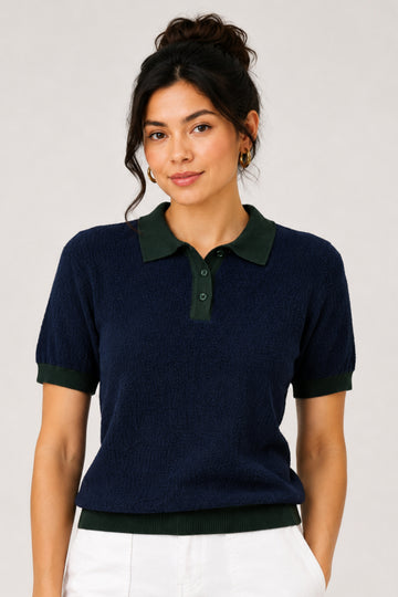 MODANO Regular Fit T-Shirt - Navy
