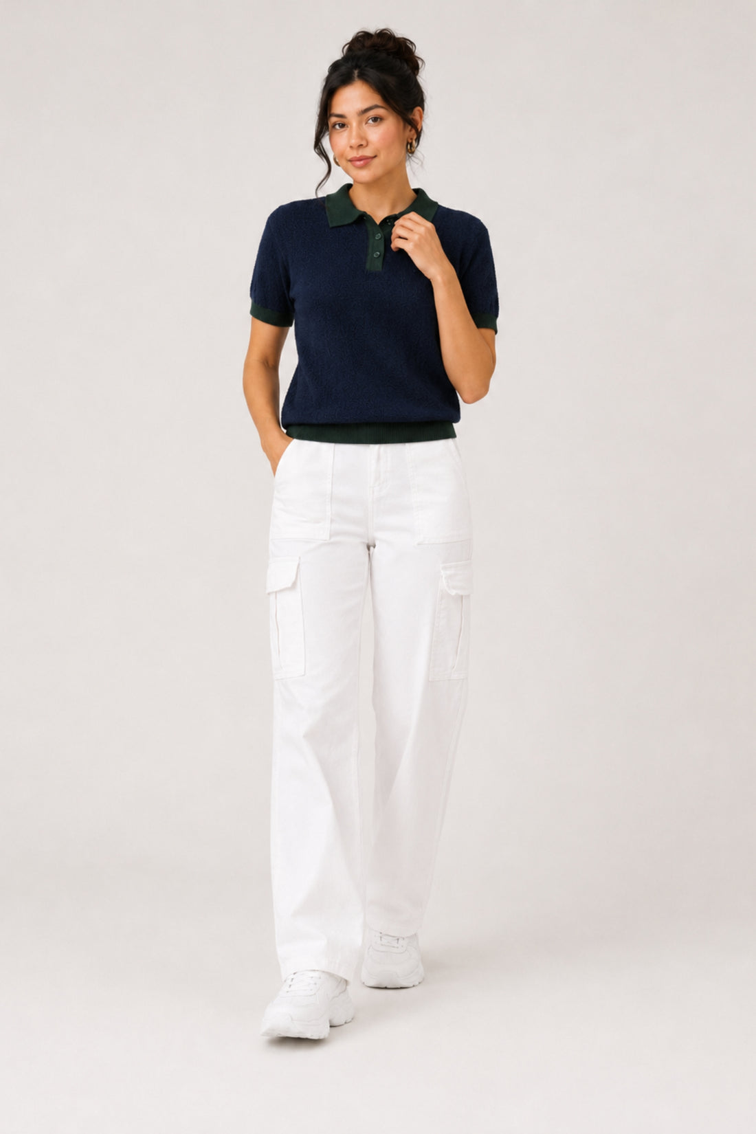 MODANO Regular Fit T-Shirt - Navy