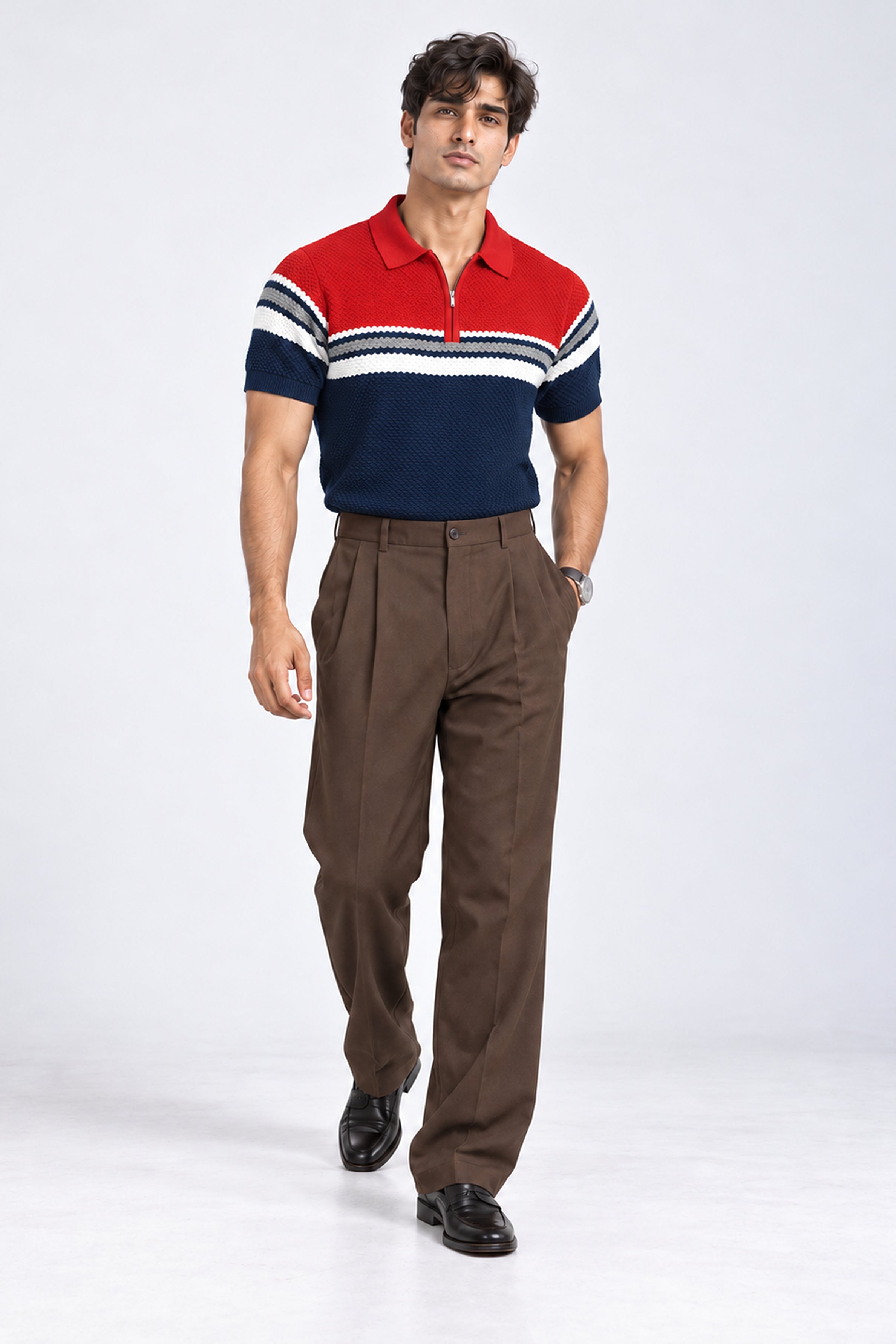 King Street Men’s POLO Tees - Red