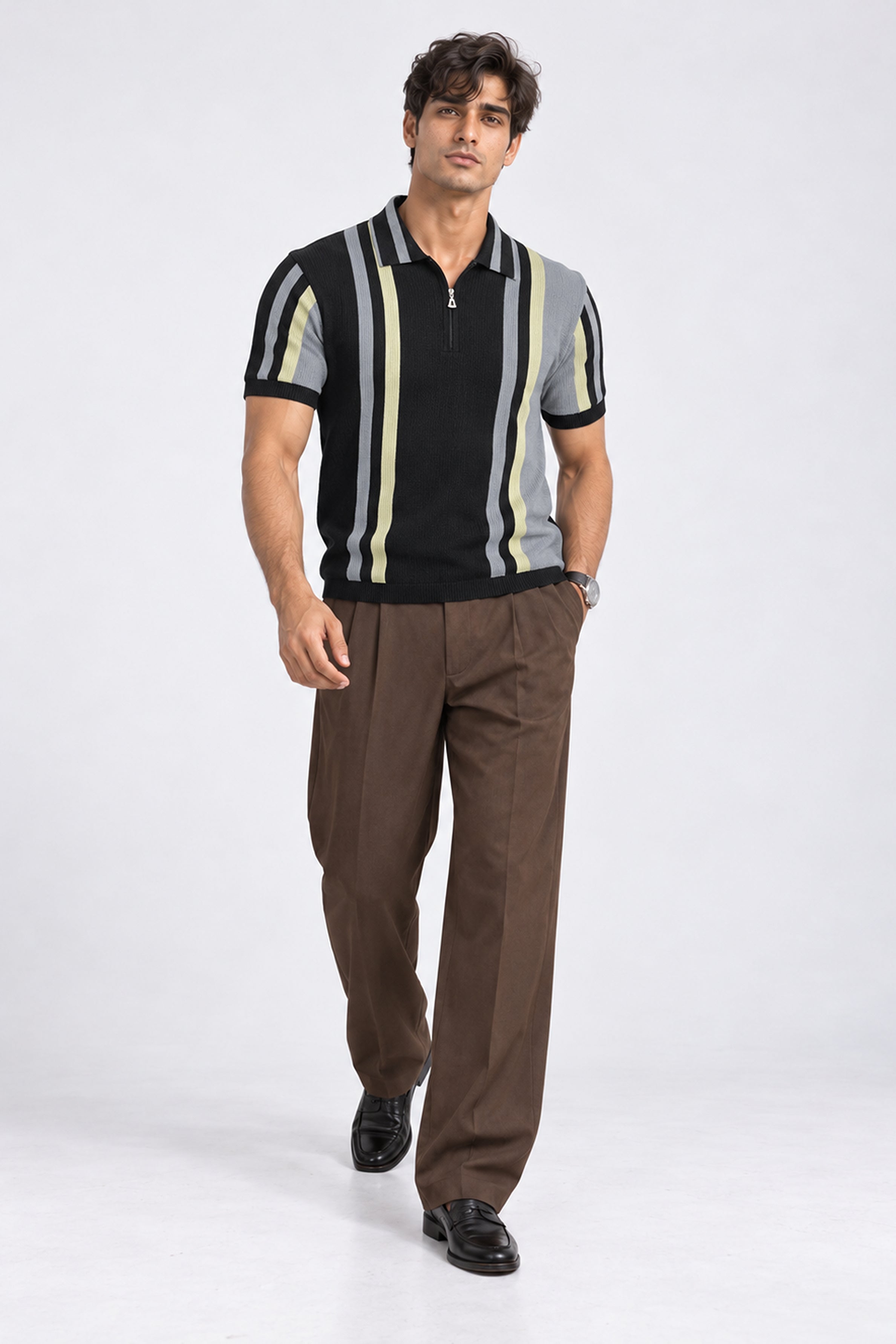 King Street Men’s POLO Tees - Black