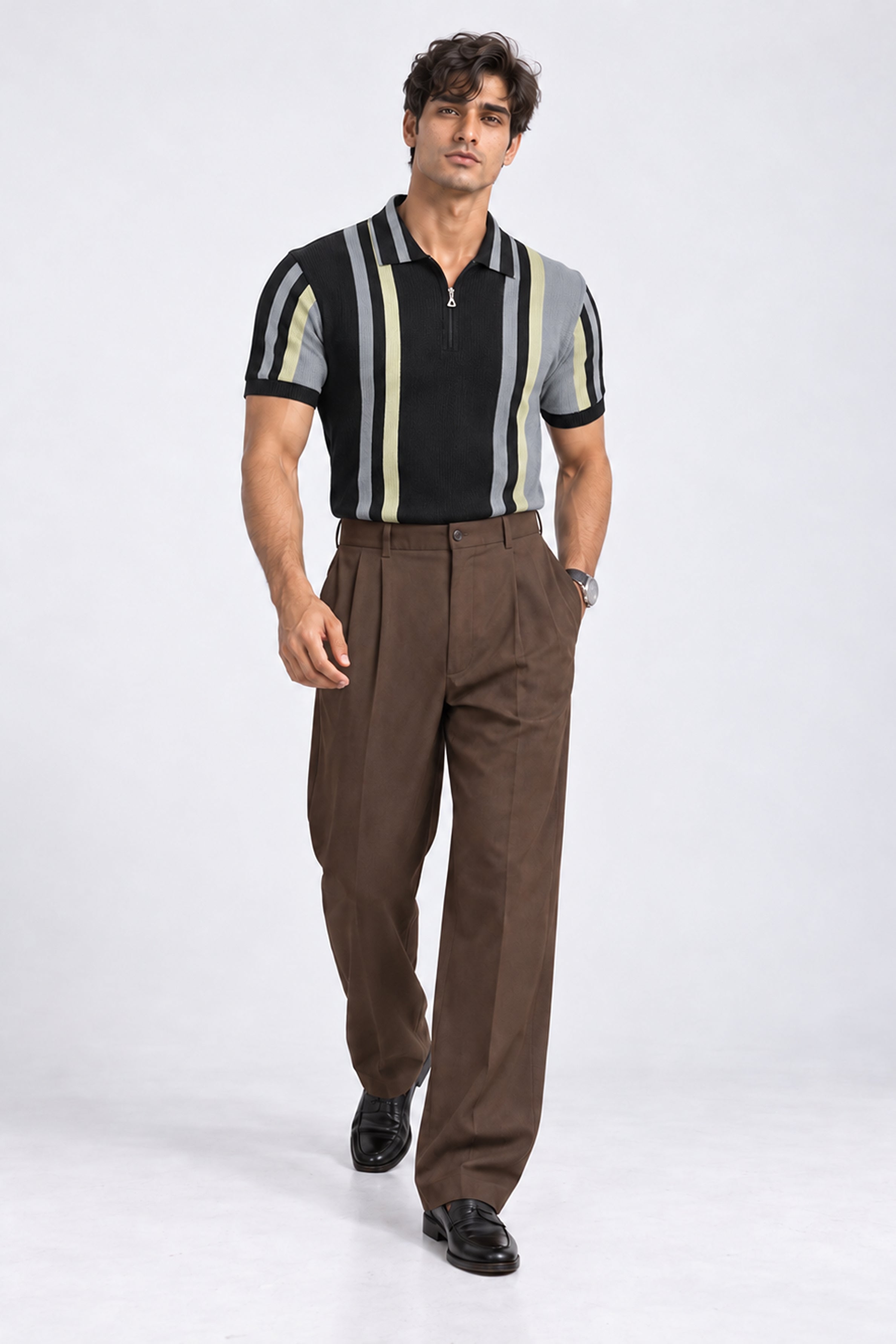 King Street Men’s POLO Tees - Black