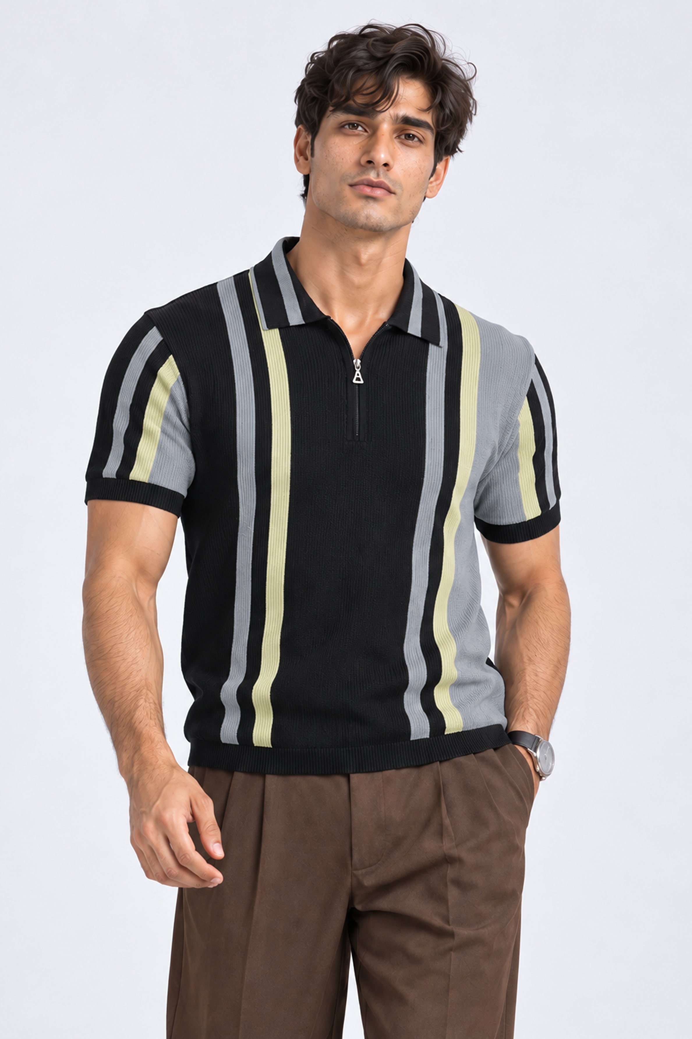 King Street Men’s POLO Tees - Black