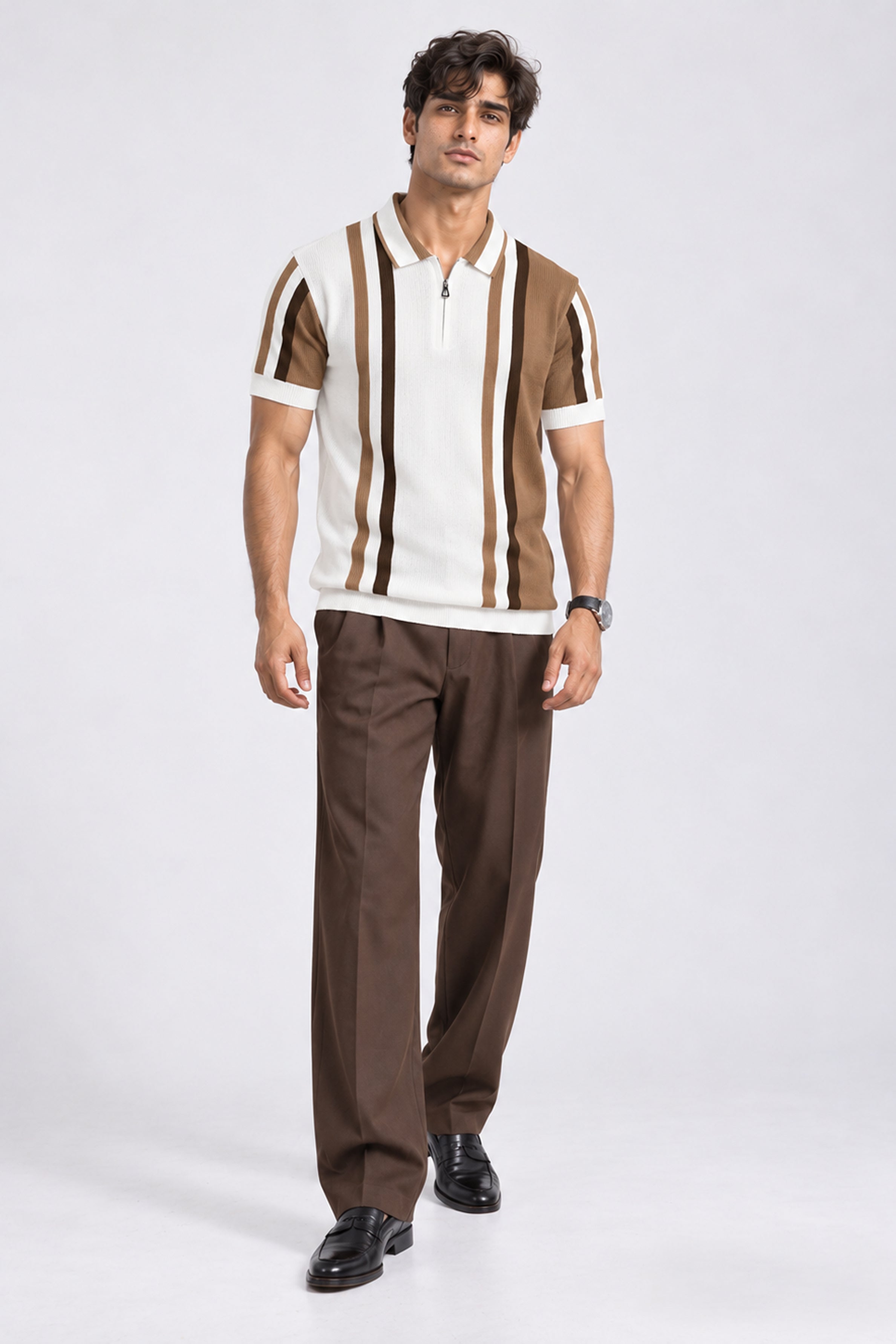King Street Men’s POLO Tees - Khaki