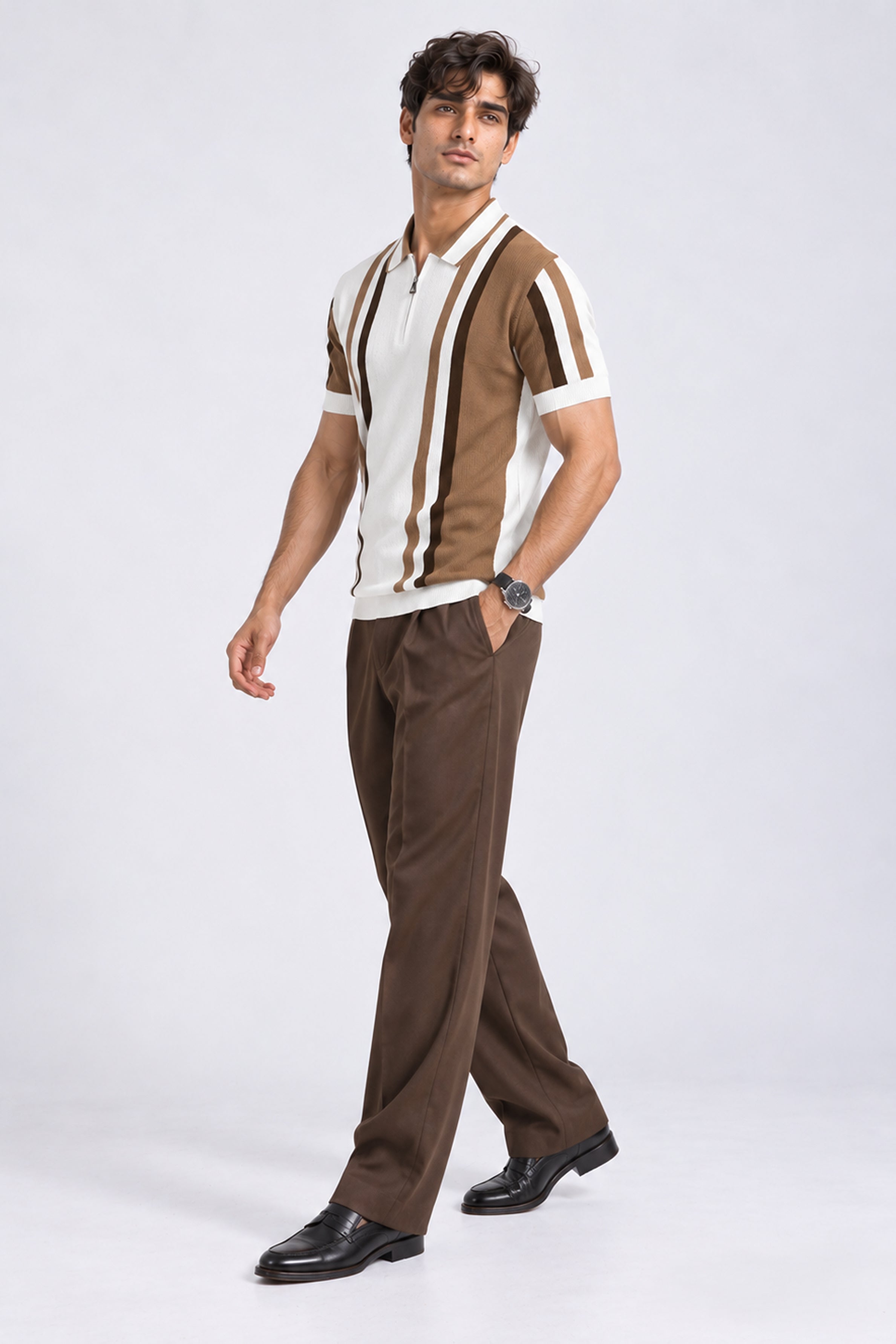 King Street Men’s POLO Tees - Khaki