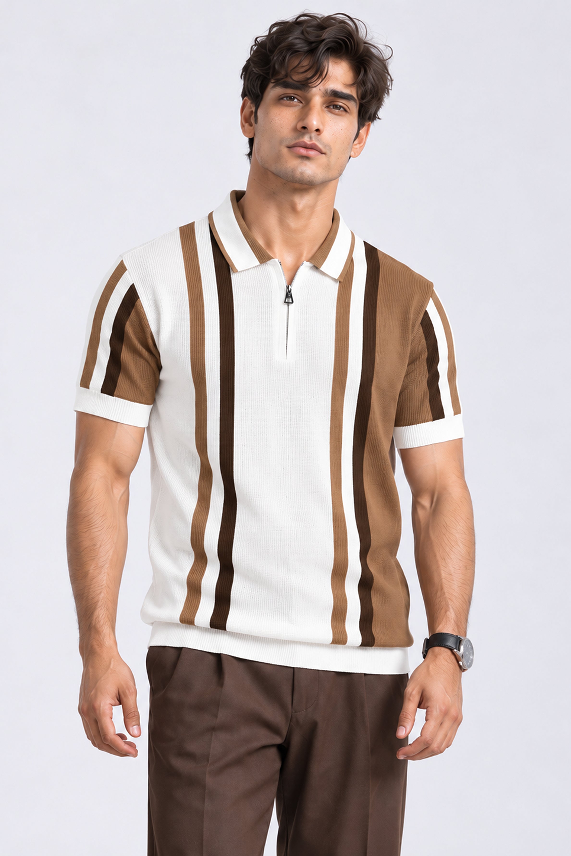King Street Men’s POLO Tees - Khaki