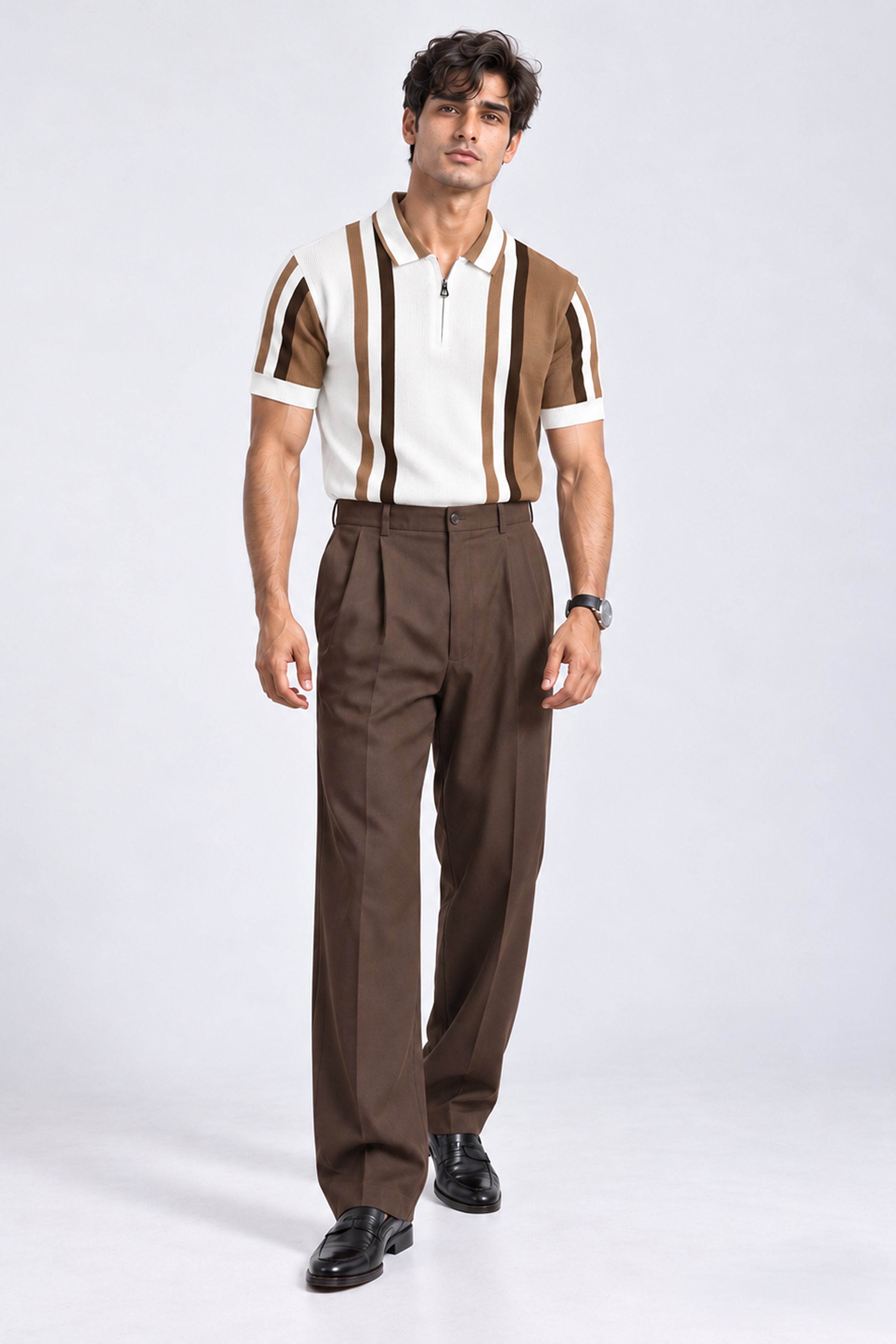 King Street Men’s POLO Tees - Khaki