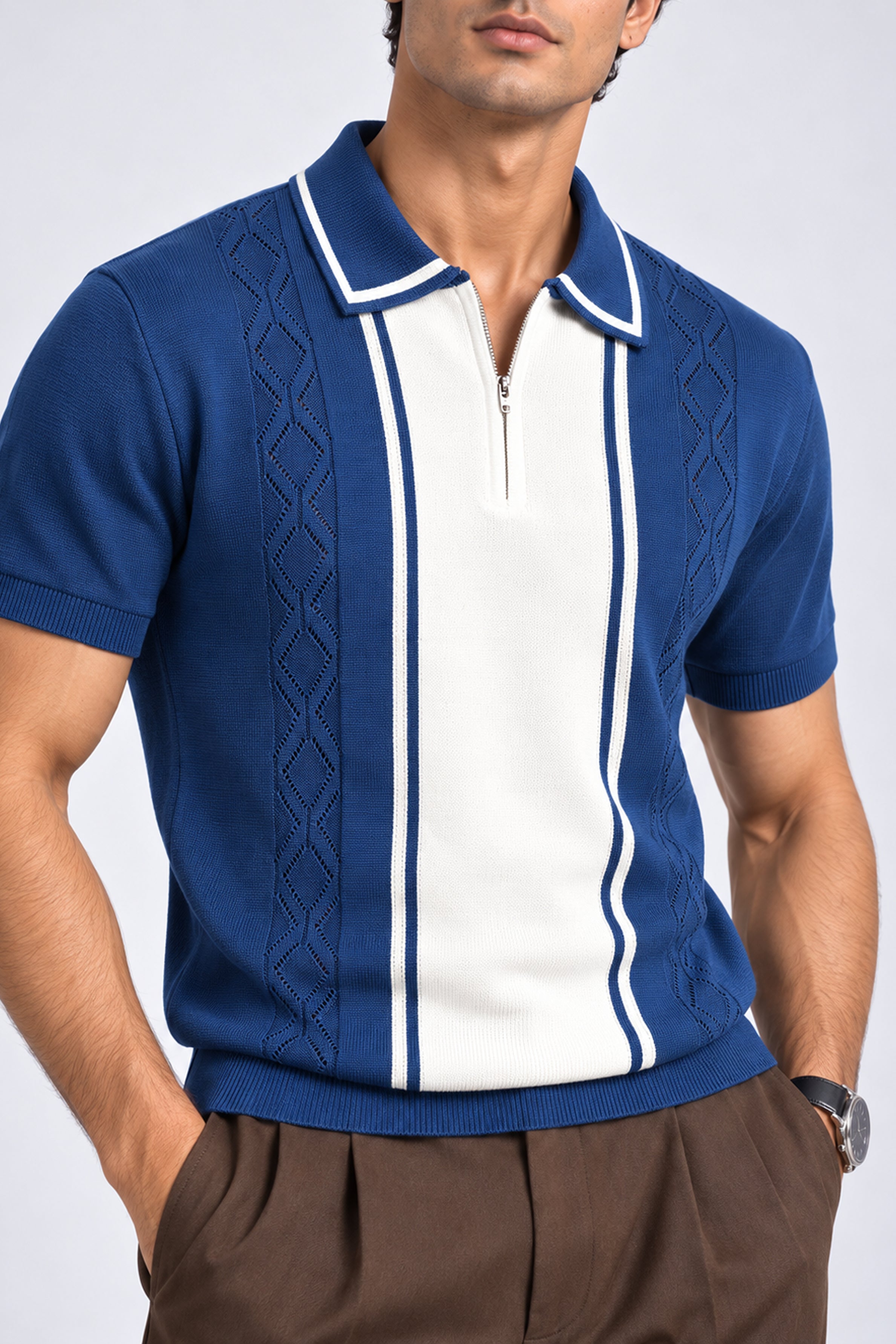 King Street Men’s POLO Tees - Blue