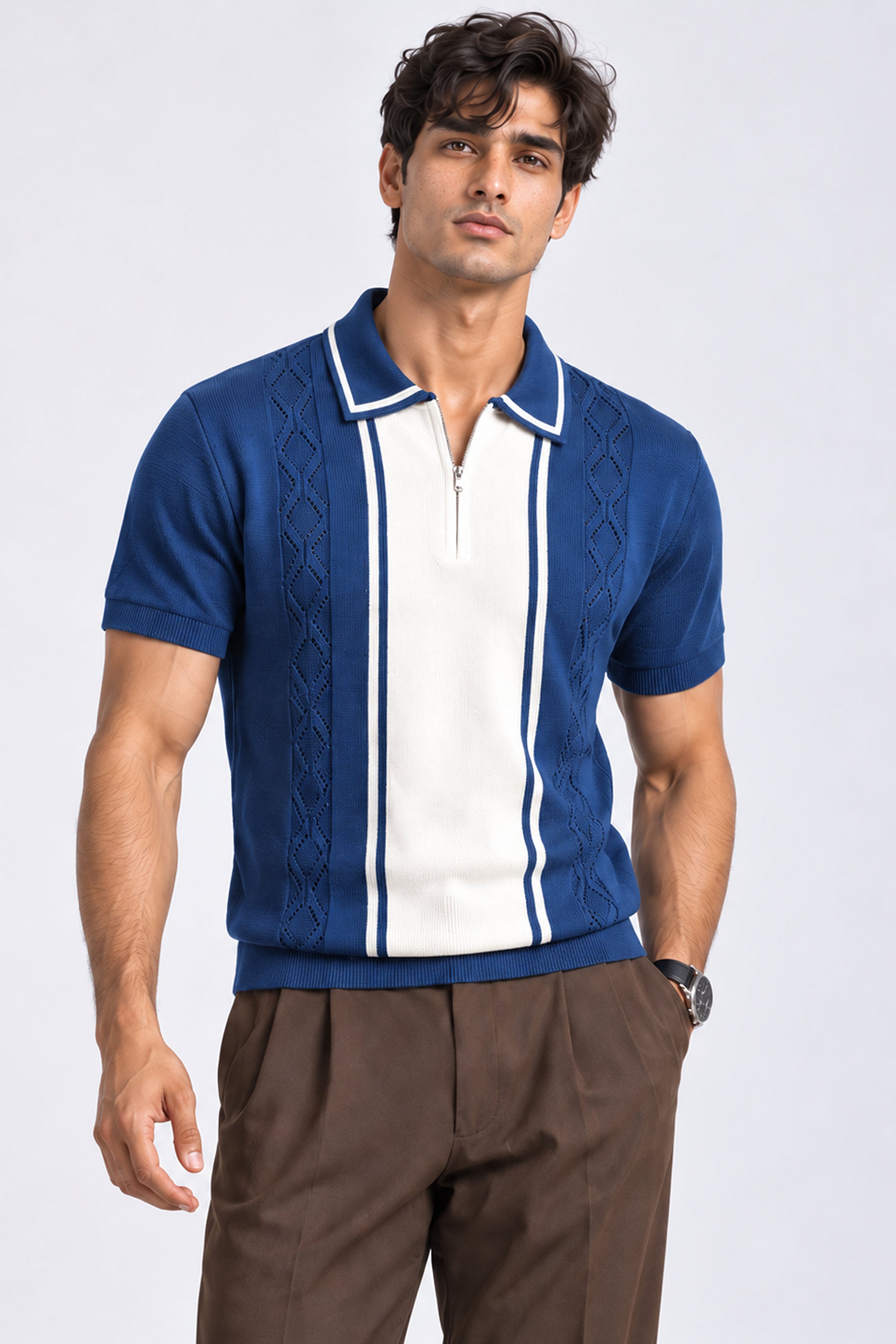King Street Men’s POLO Tees - Blue