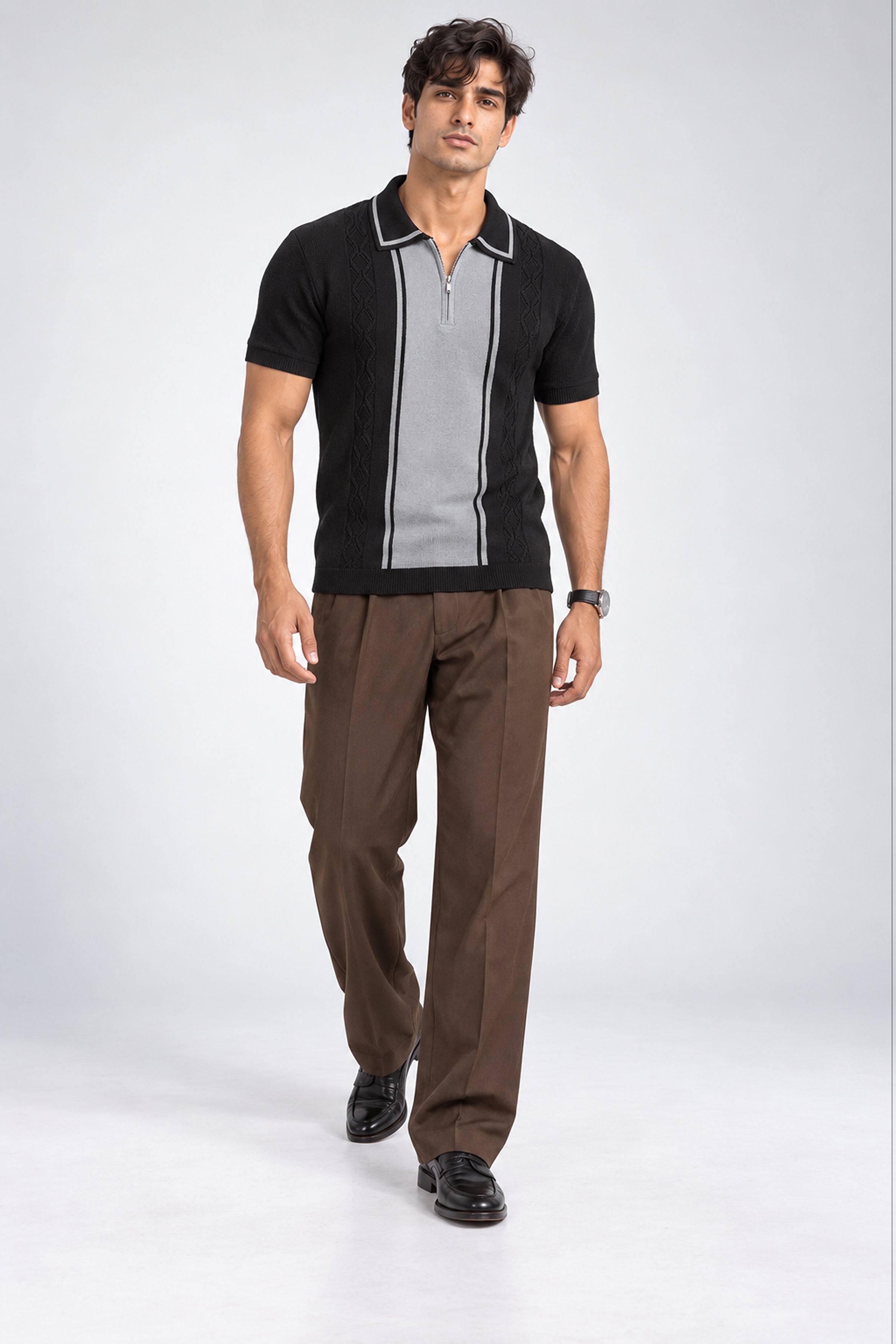 King Street Men’s POLO Tees -Black