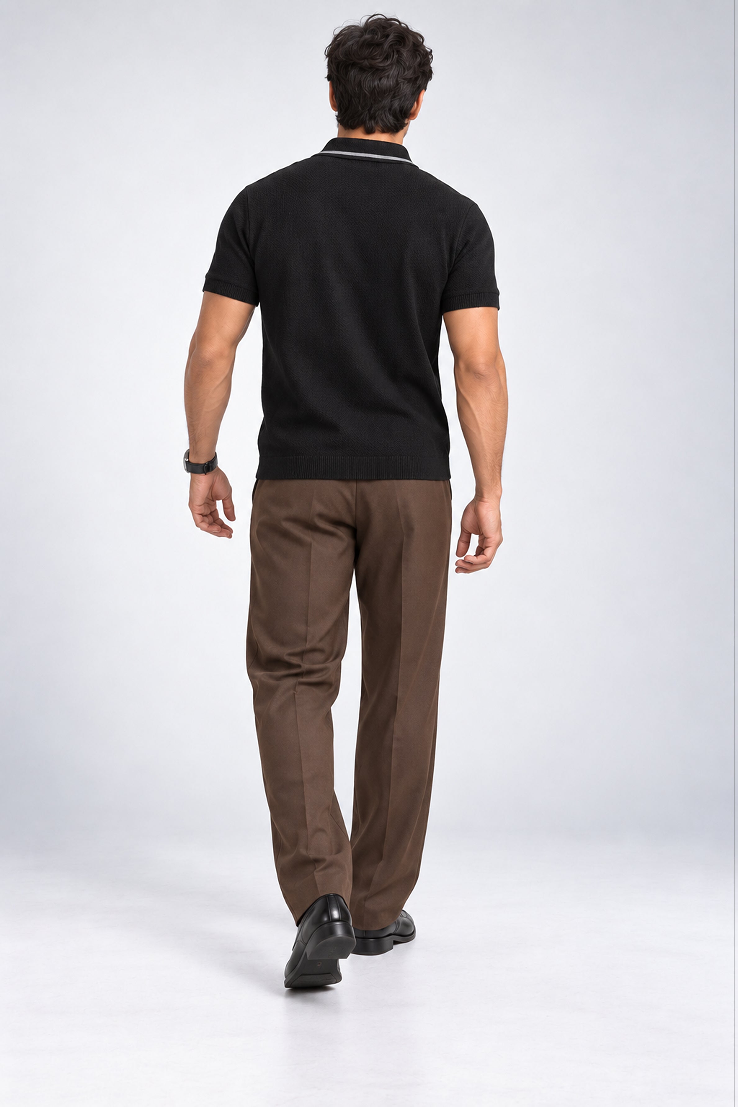 King Street Men’s POLO Tees -Black