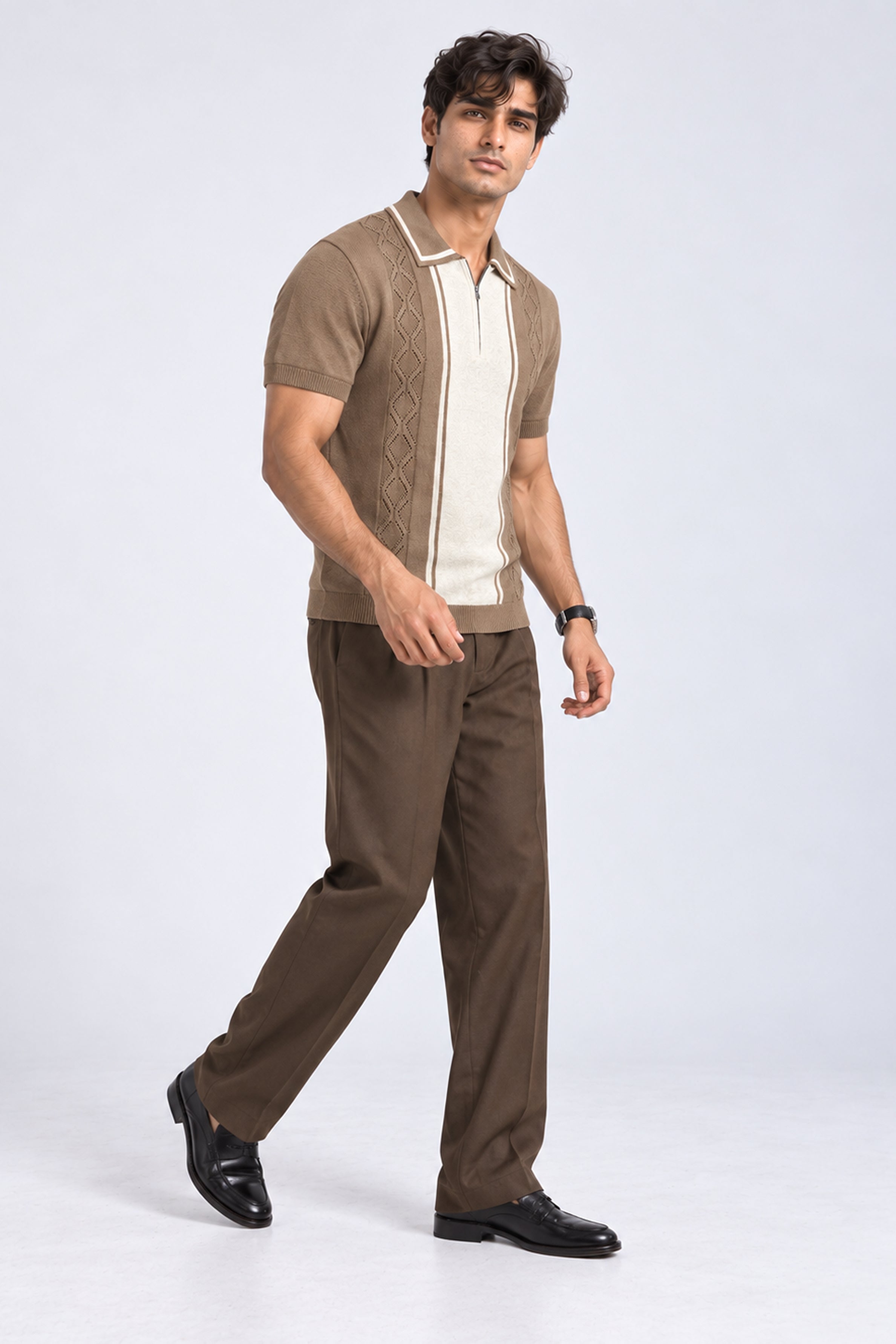 King Street Men’s POLO Tees - Khaki