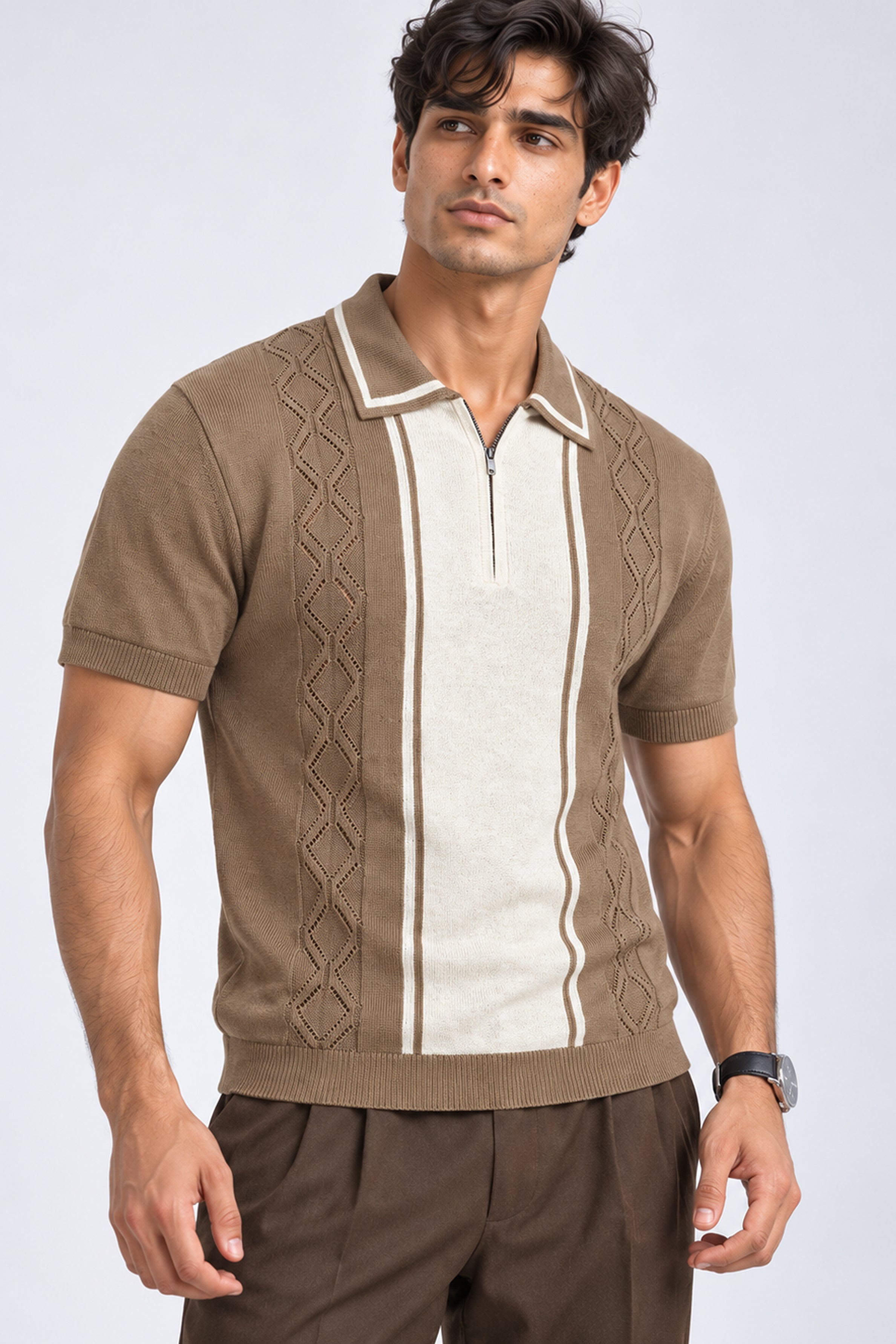 King Street Men’s POLO Tees - Khaki