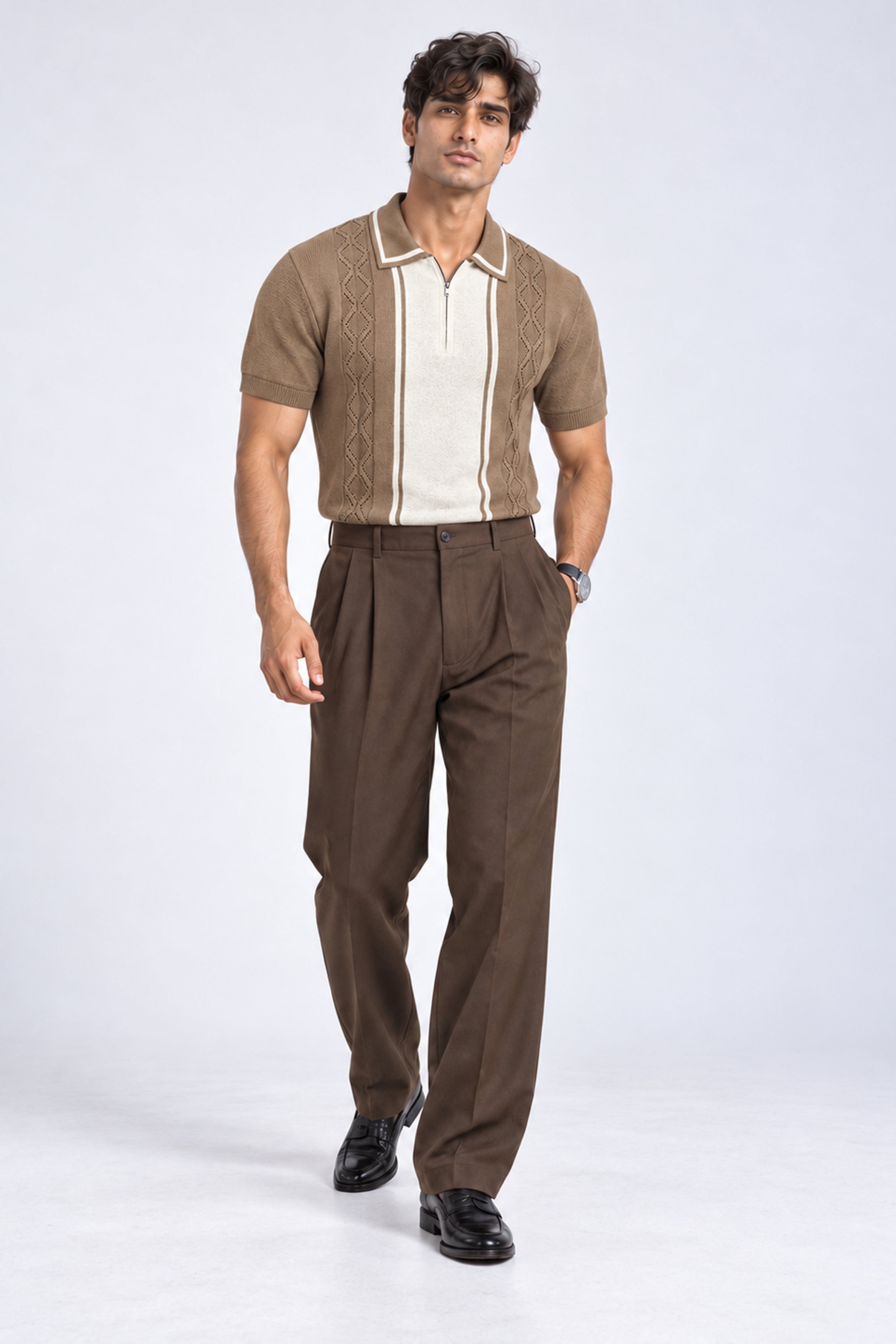 King Street Men’s POLO Tees - Khaki