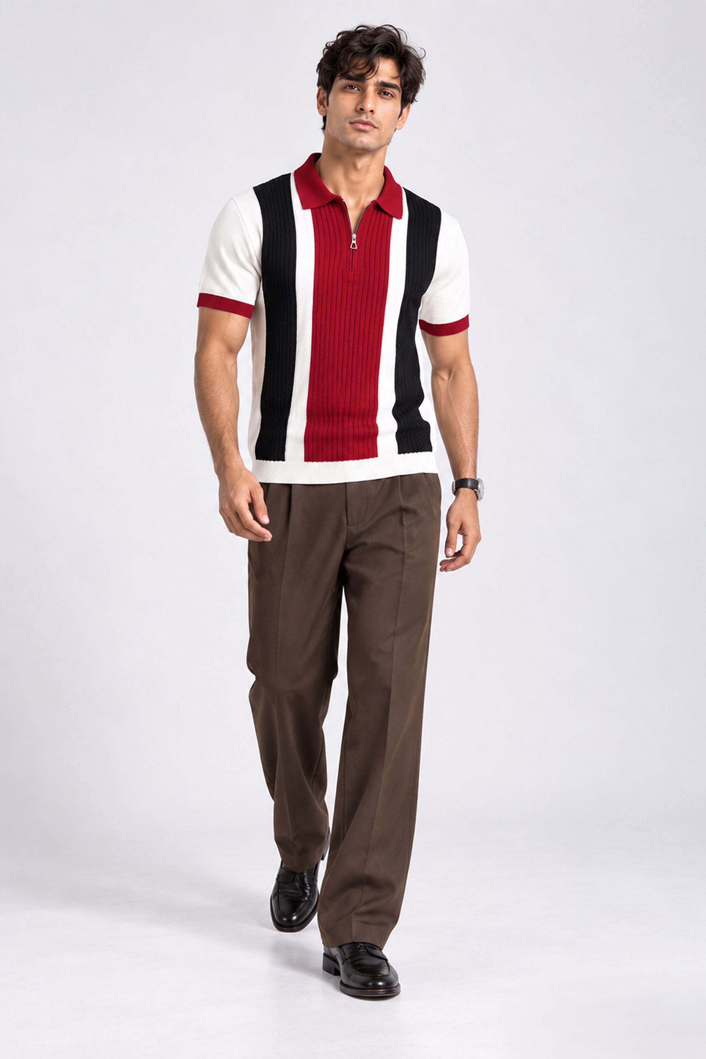 King Street Men’s POLO Tees - Maroon