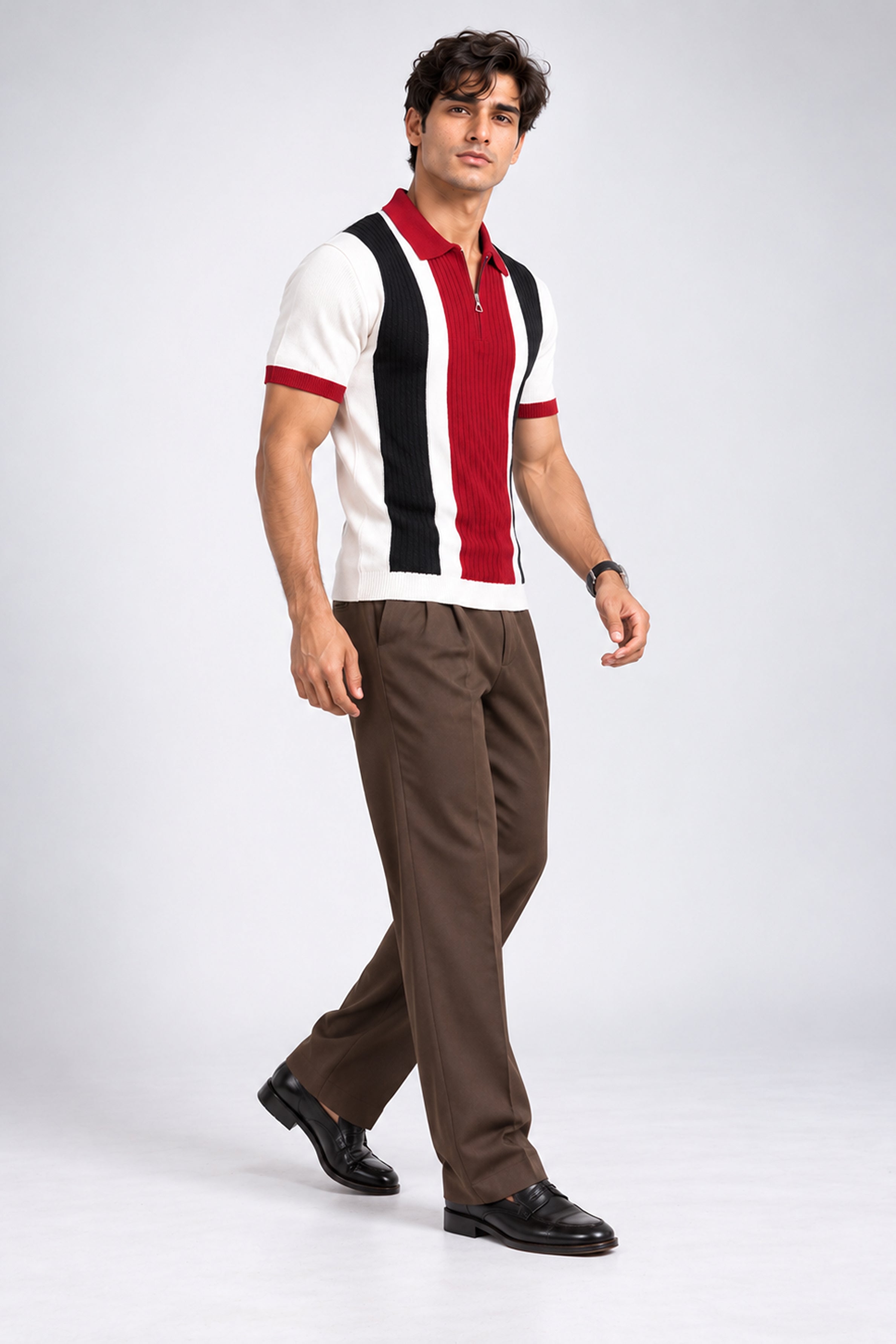 King Street Men’s POLO Tees - Maroon