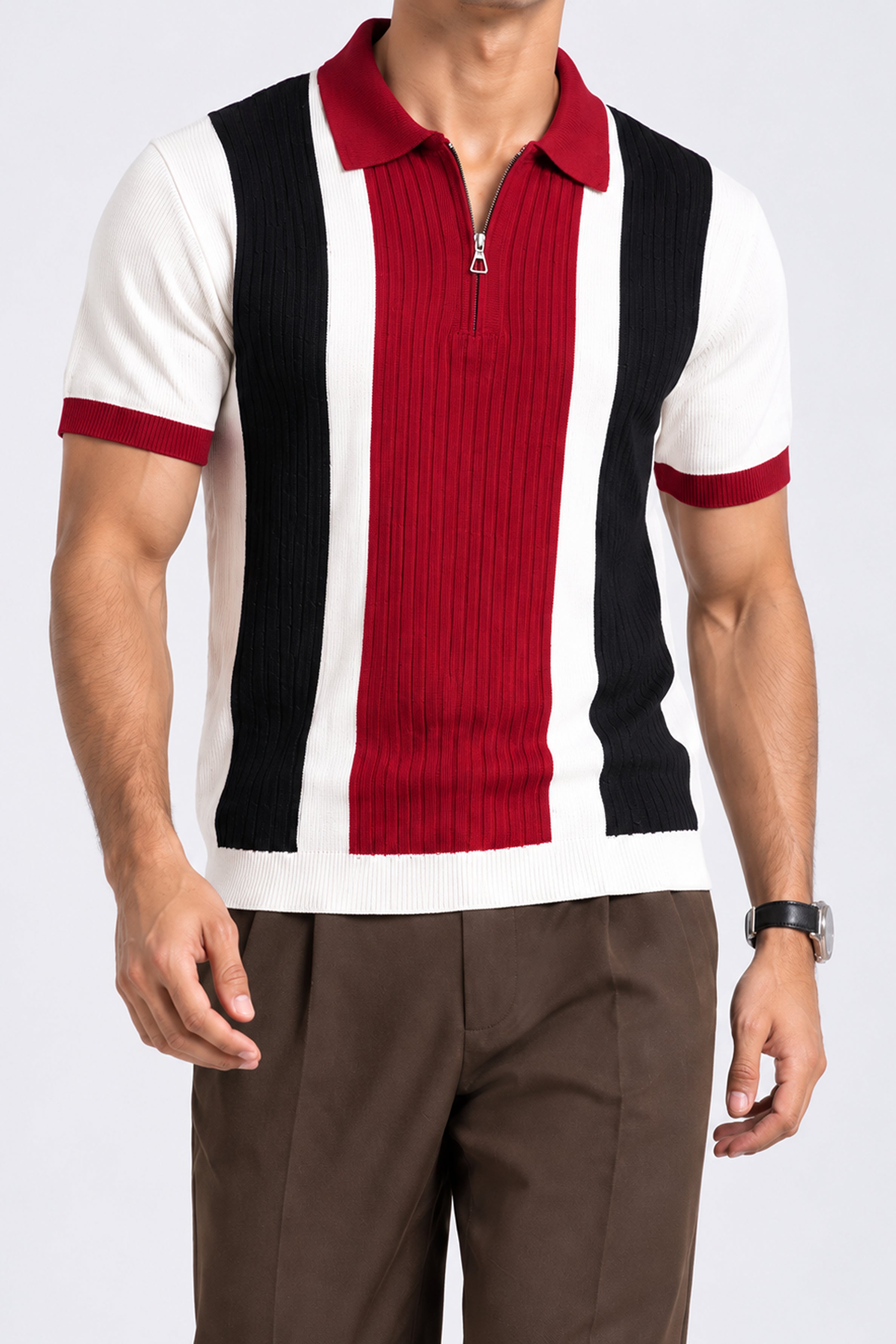 King Street Men’s POLO Tees - Maroon