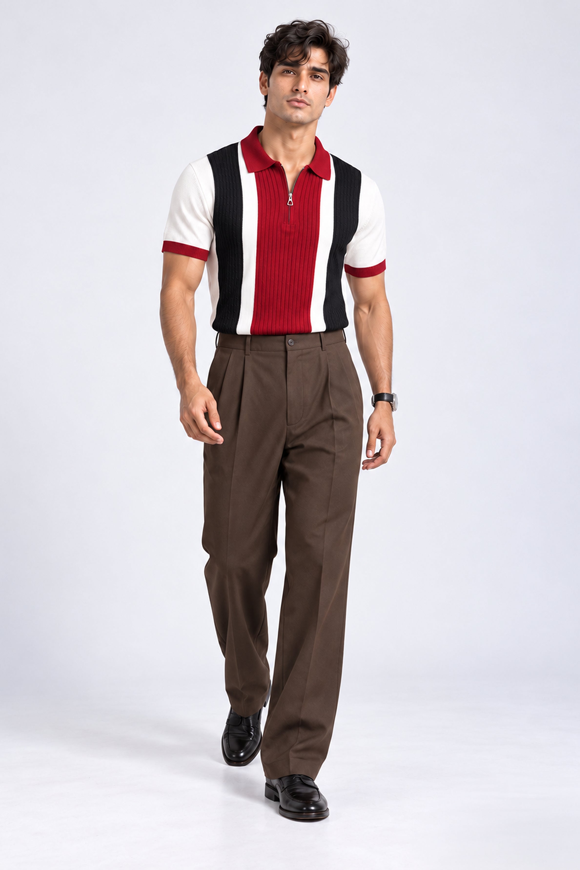 King Street Men’s POLO Tees - Maroon