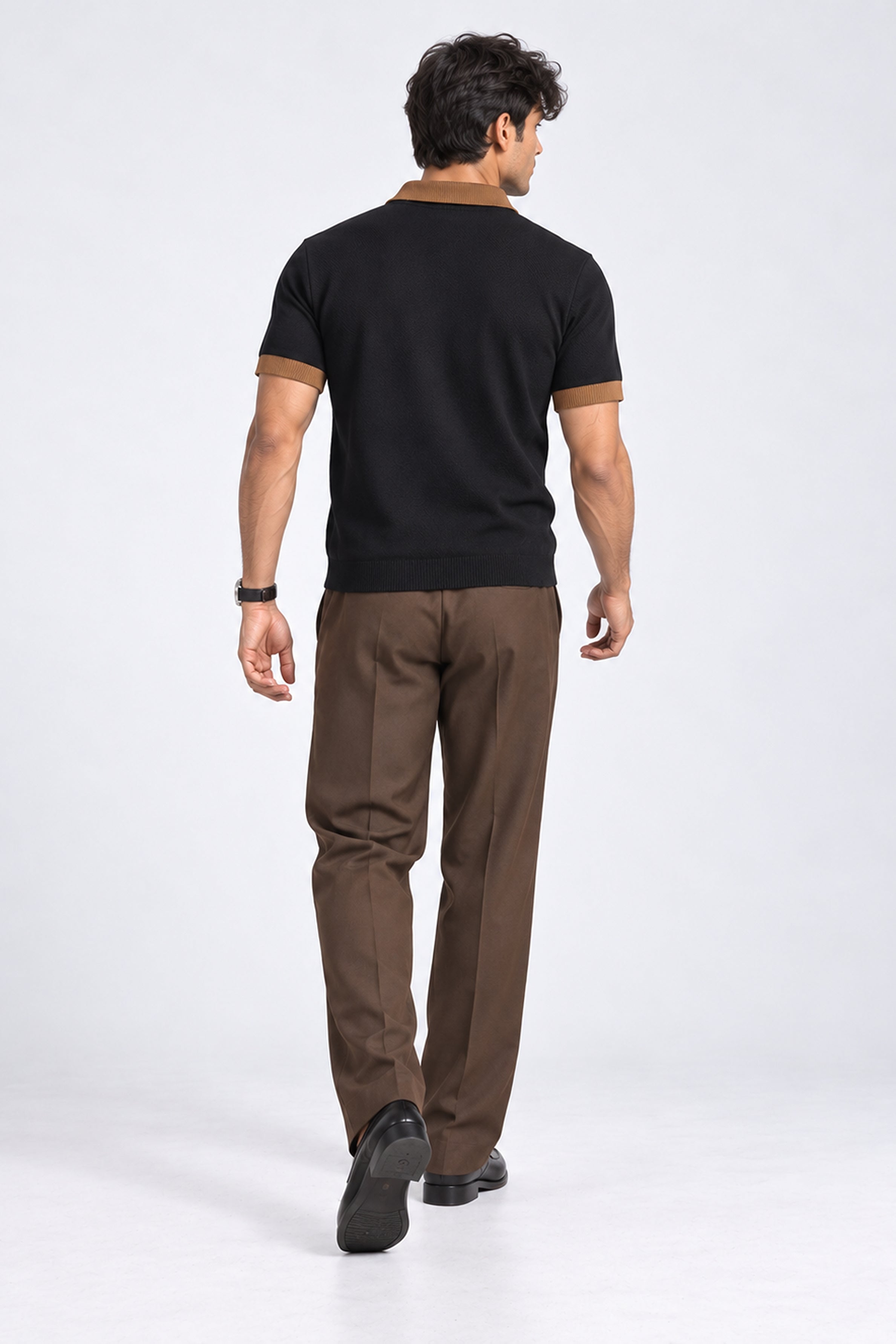 King Street Men’s POLO Tees - Brown