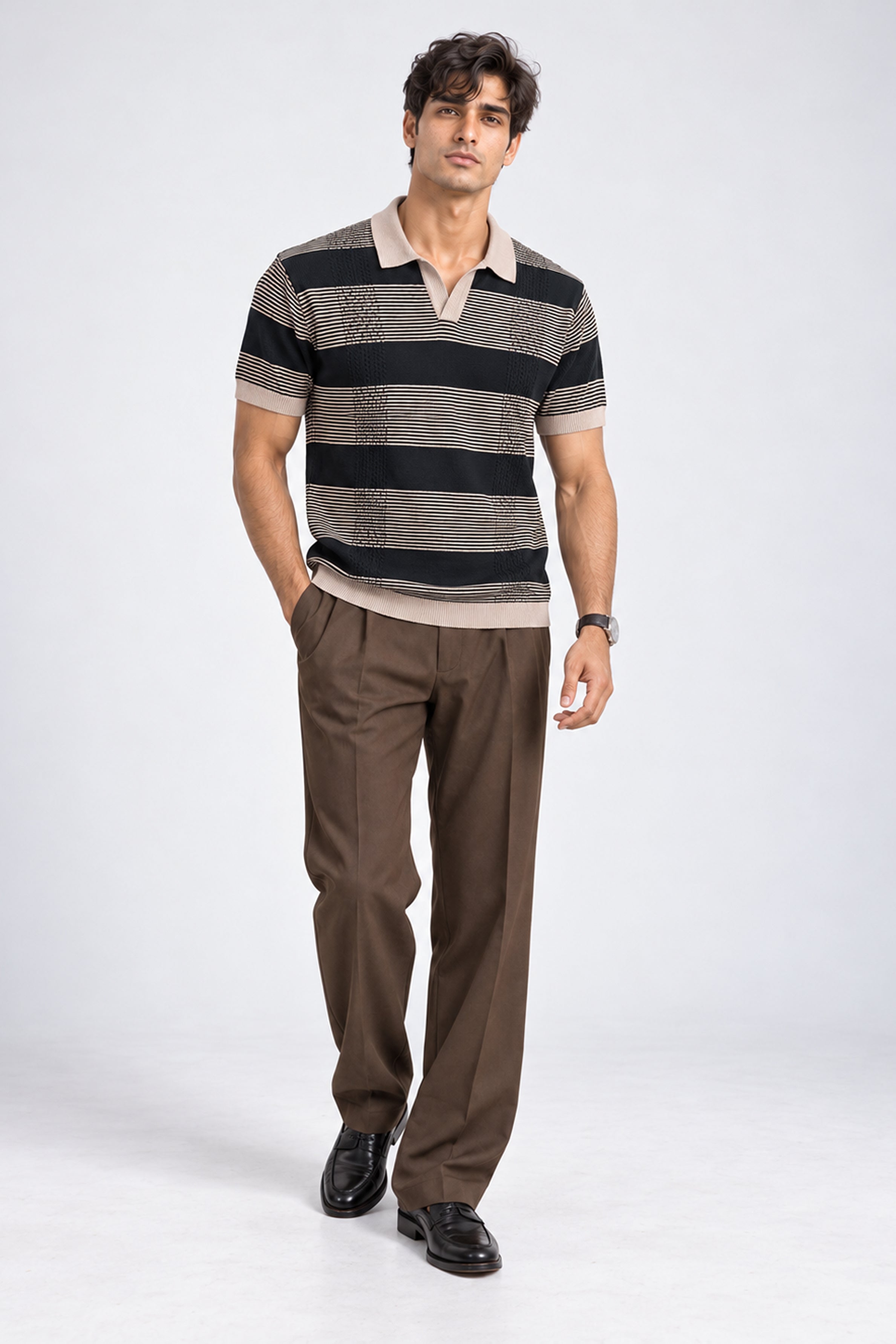 King Street Men’s POLO Tees - Black