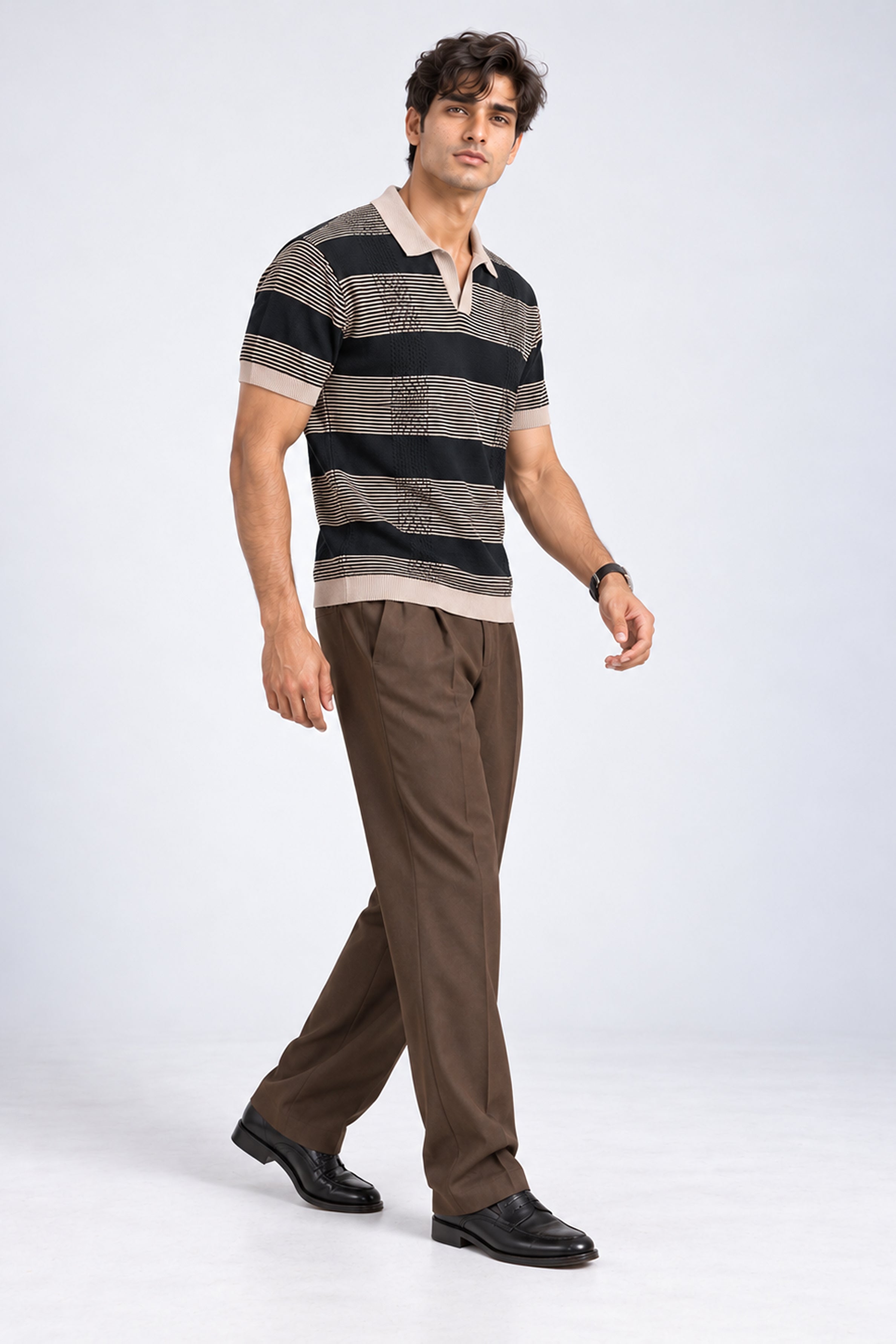 King Street Men’s POLO Tees - Black