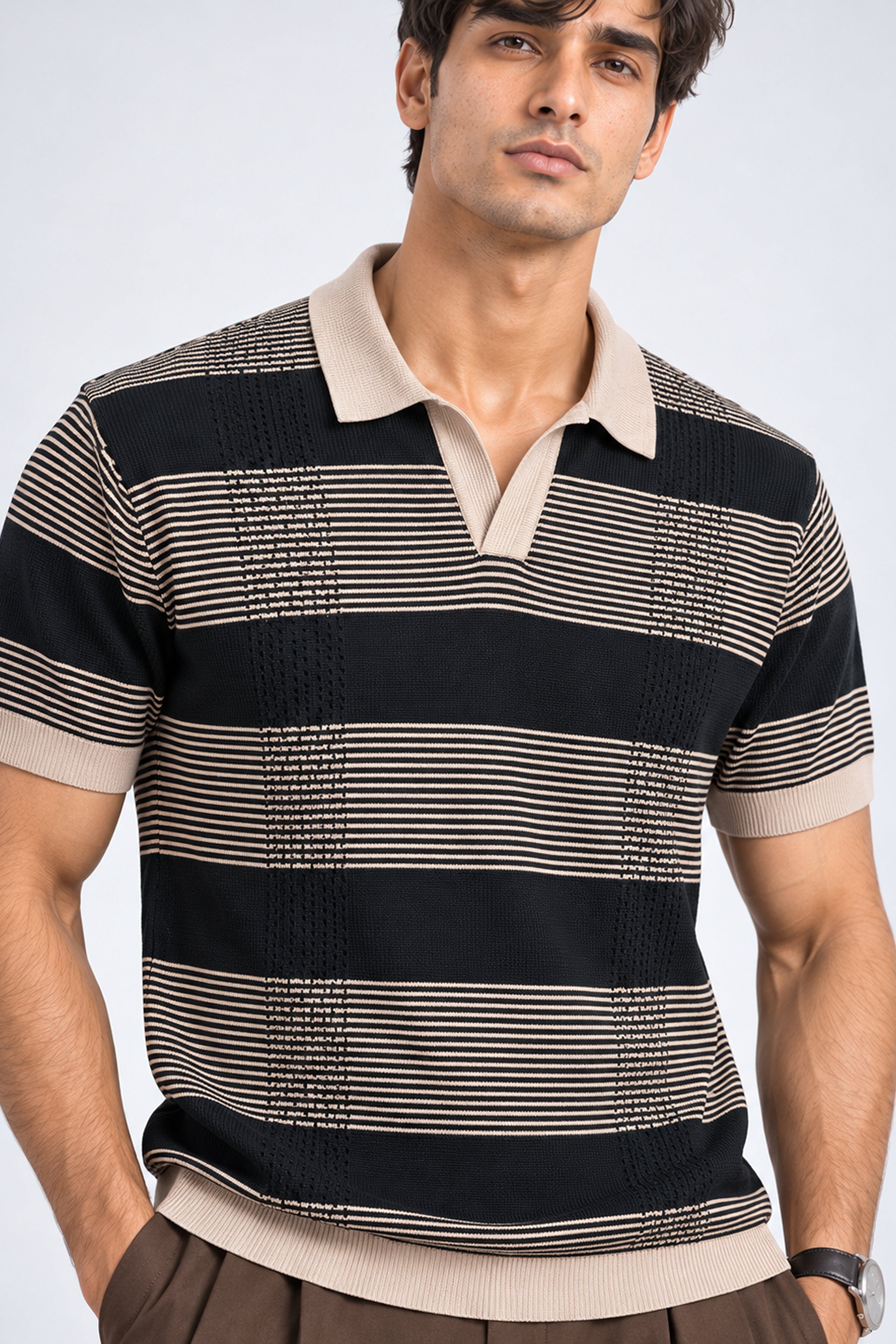 King Street Men’s POLO Tees - Black
