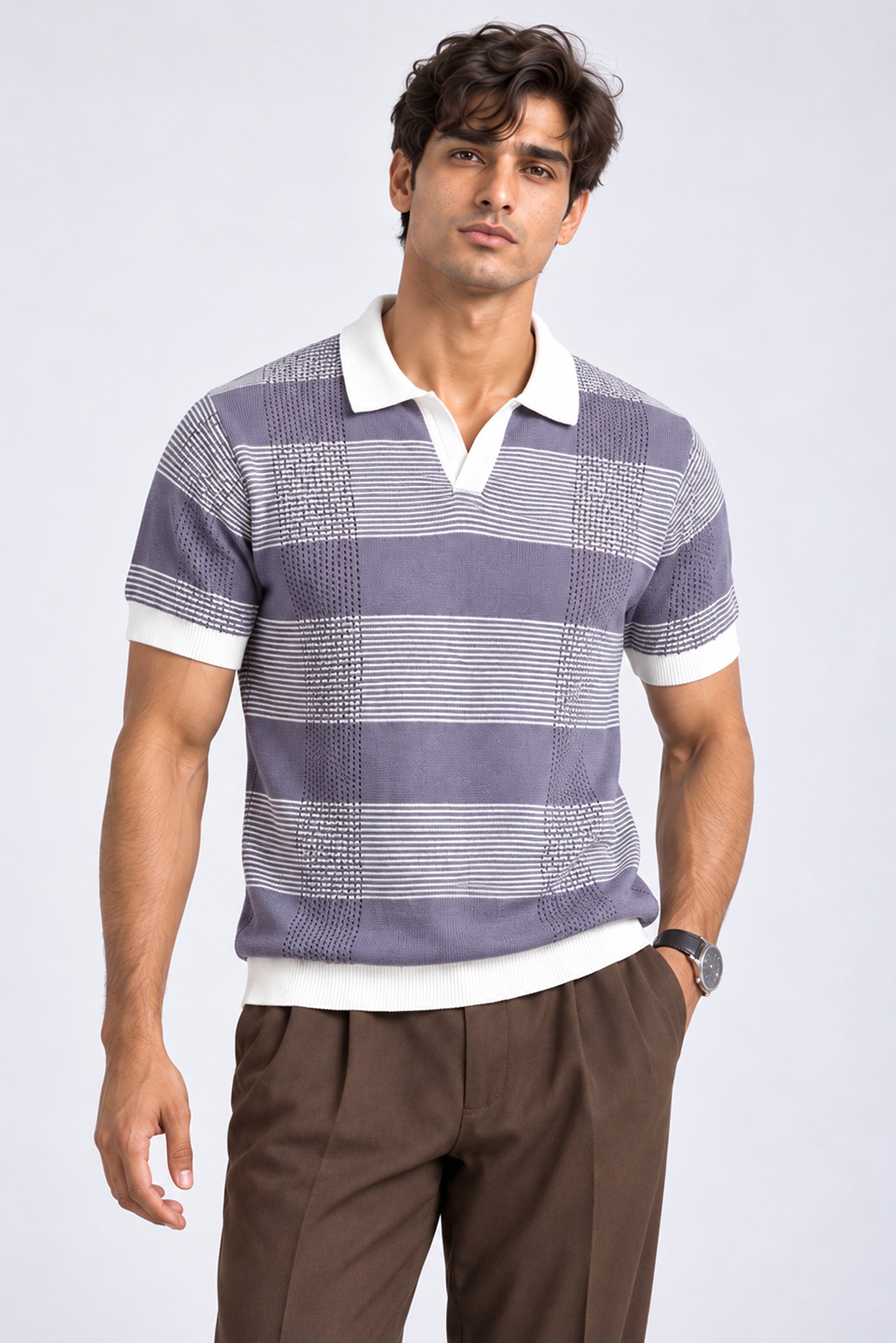 King Street Men’s POLO Tees - Purple